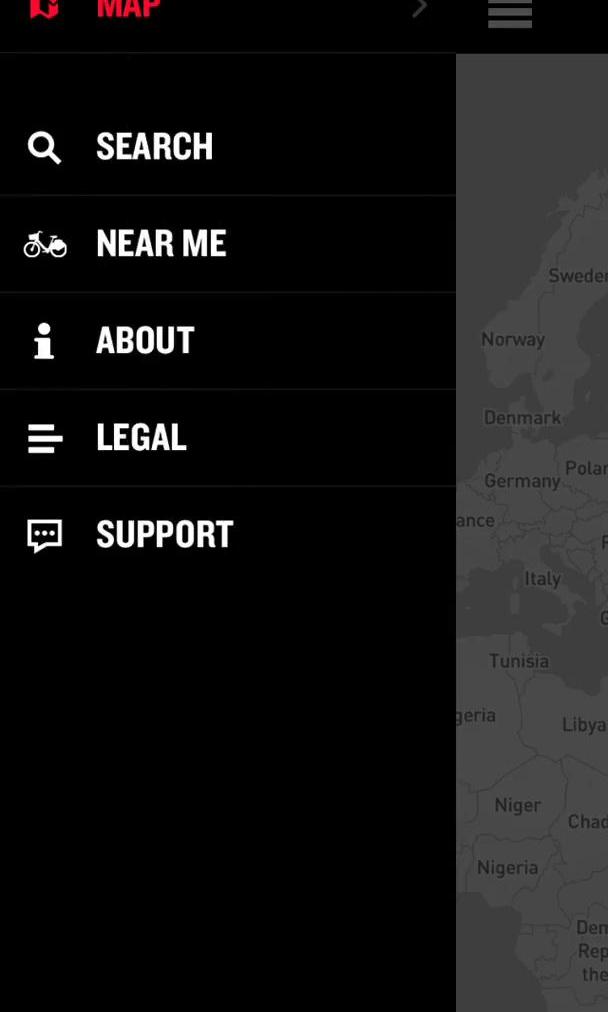 Jump Bikes Screen screen in the Settings flow