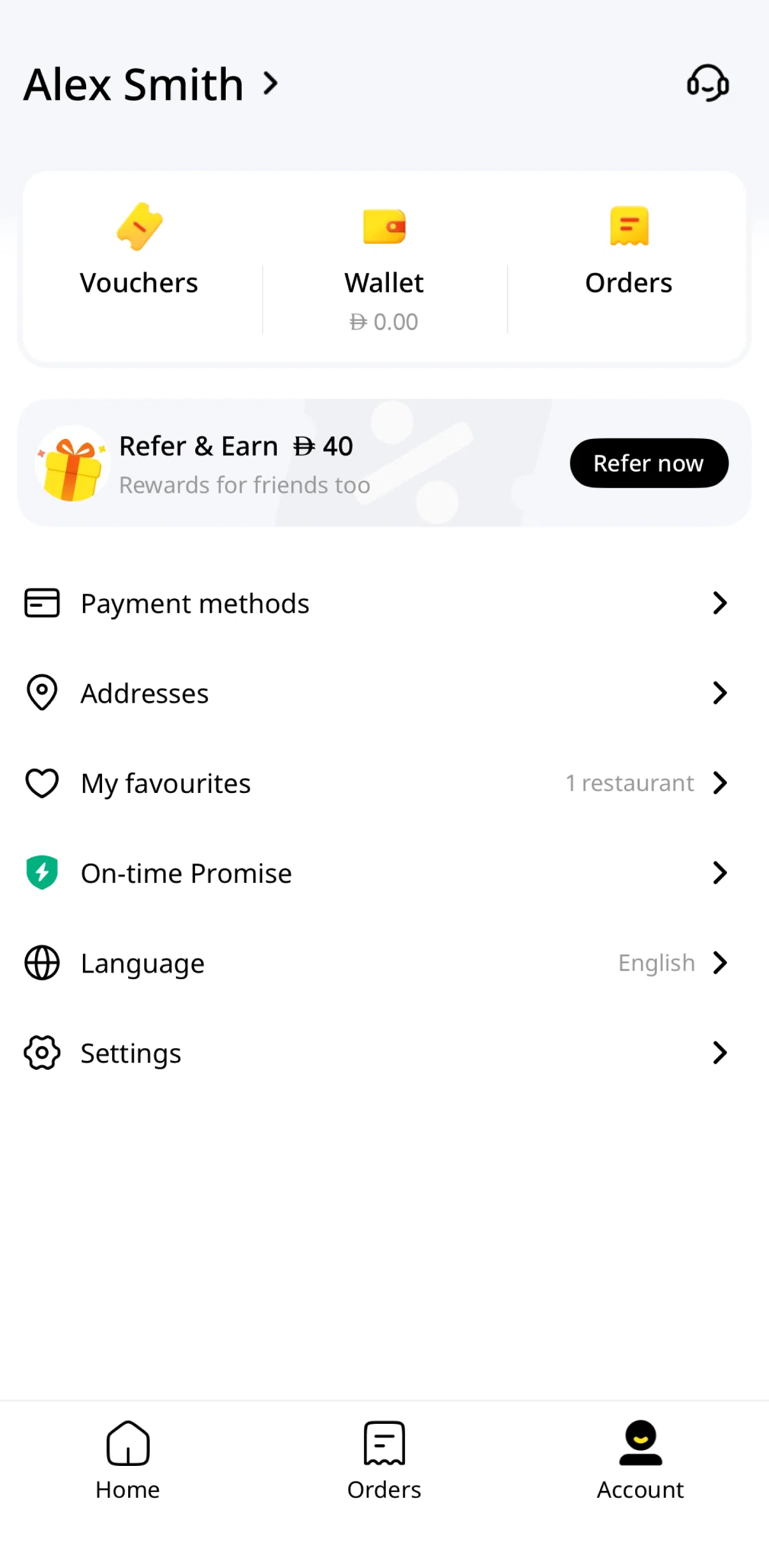 Keeta Screen screen in the Payment methods flow