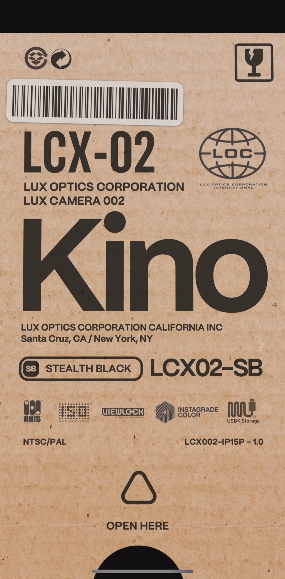 Kino Screen screen in the Onboarding flow