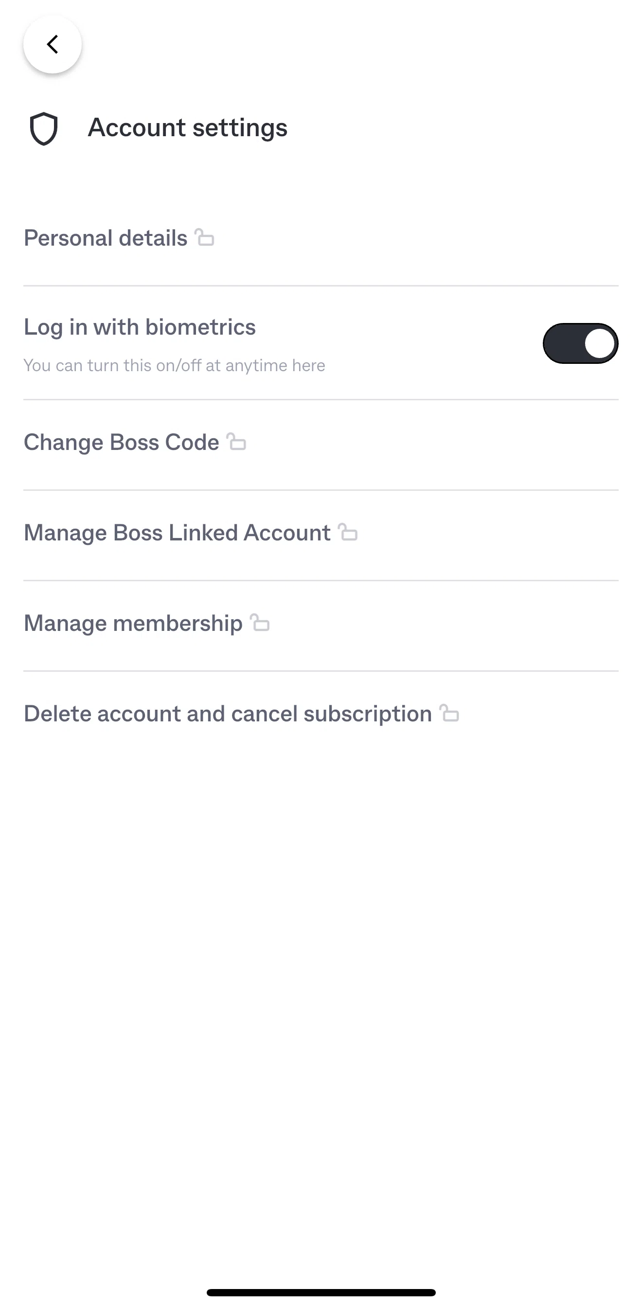 Kit Screen screen in the Personal details flow