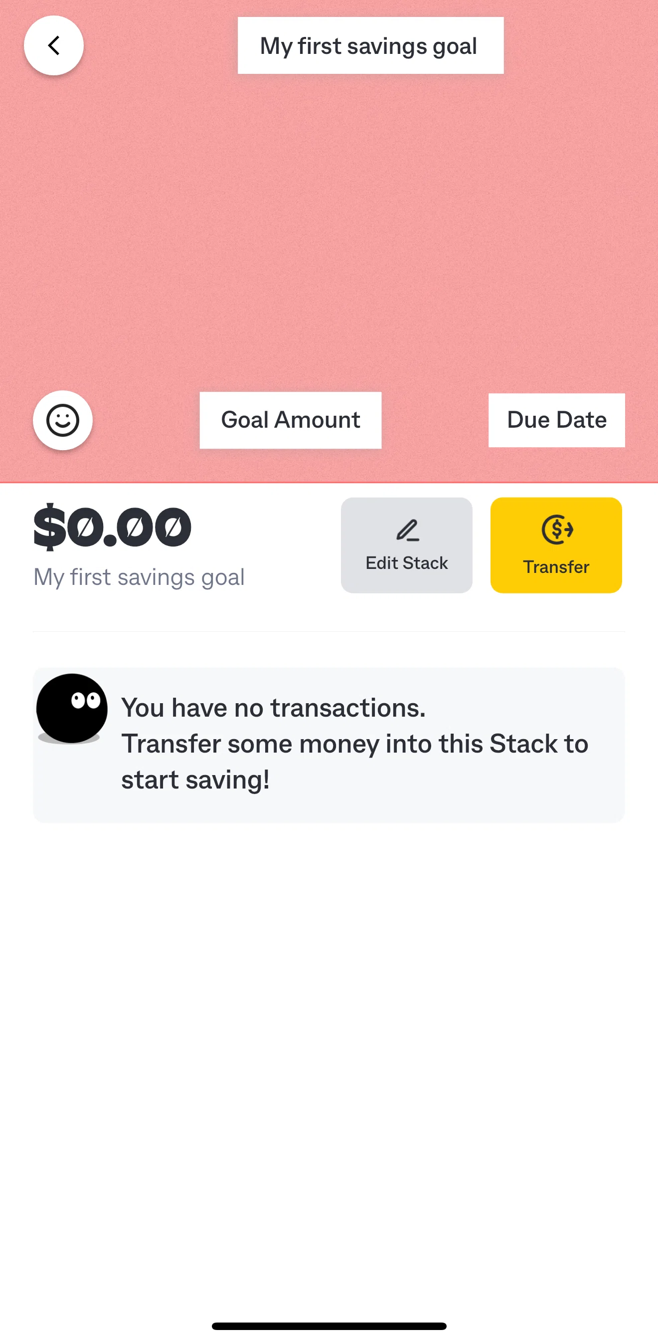 Kit Screen screen in the Transferring to a stack flow
