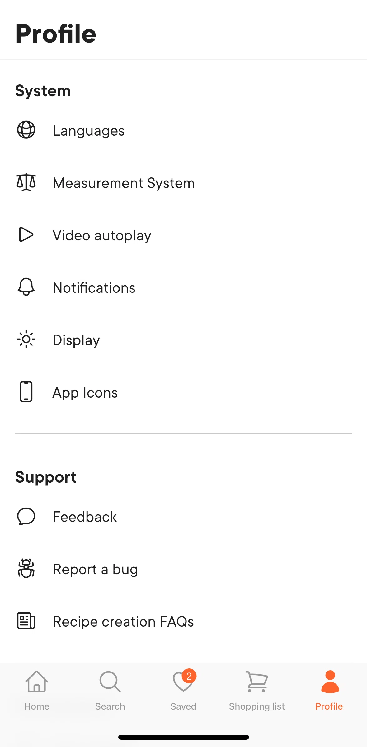 Kitchen Stories Screen screen in the Changing app icon flow