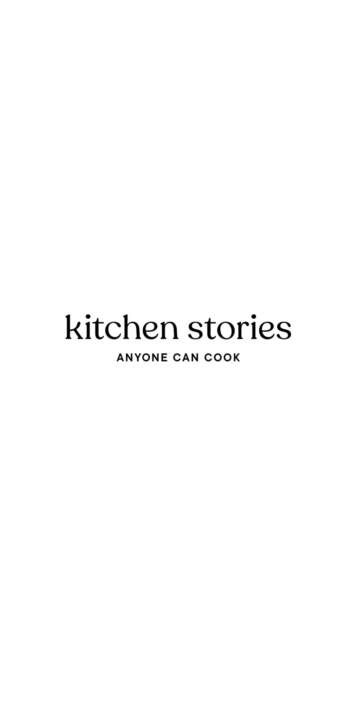 Kitchen Stories Screen screen in the Onboarding flow