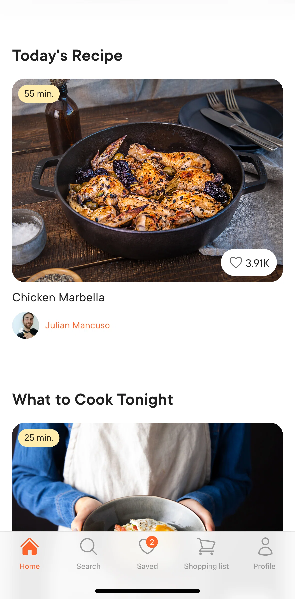 Kitchen Stories Screen screen in the Recipe detail flow