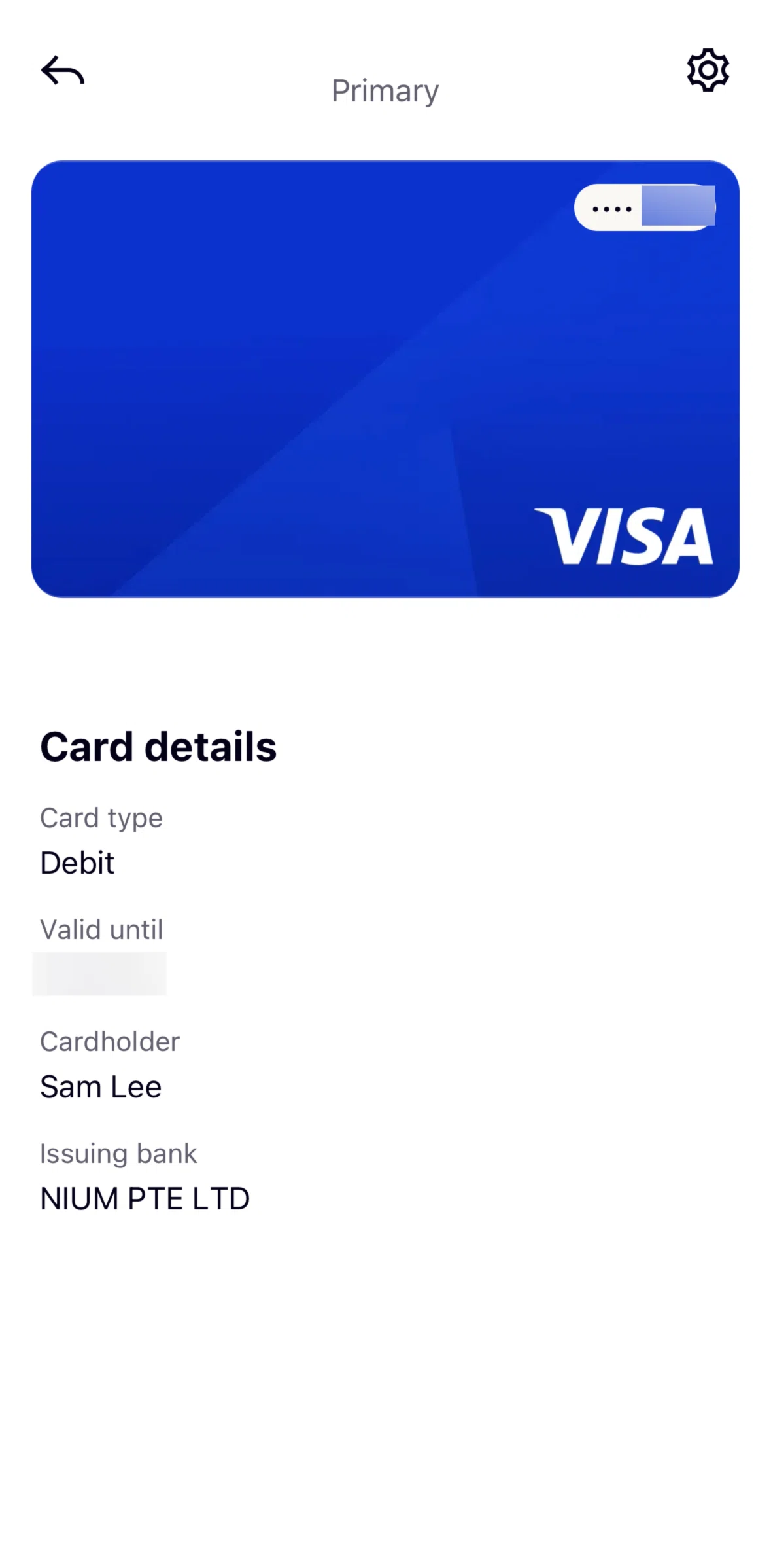 Klarna Screen screen in the Adding a nickname flow