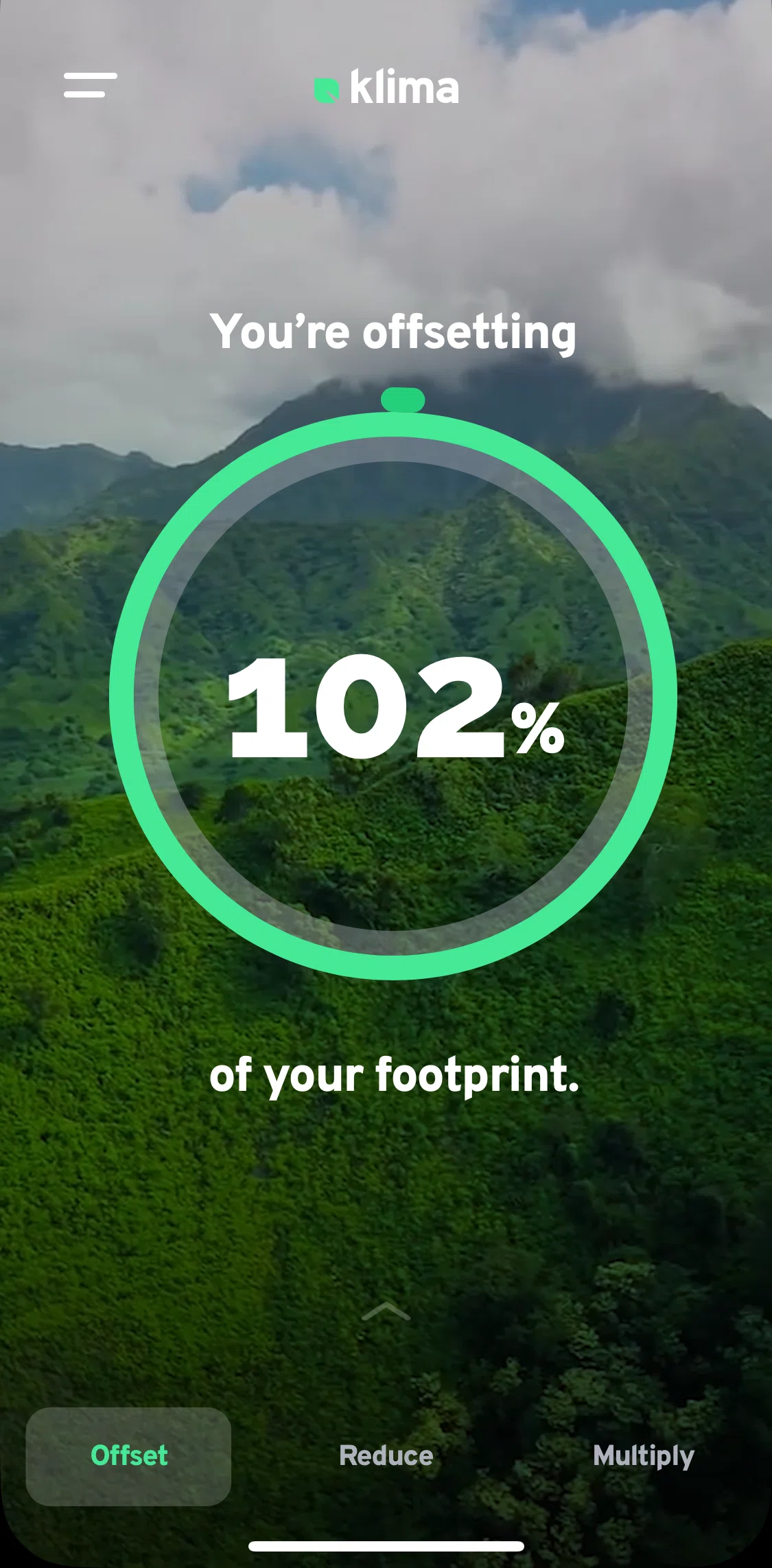 Klima Screen screen in the Offset flow