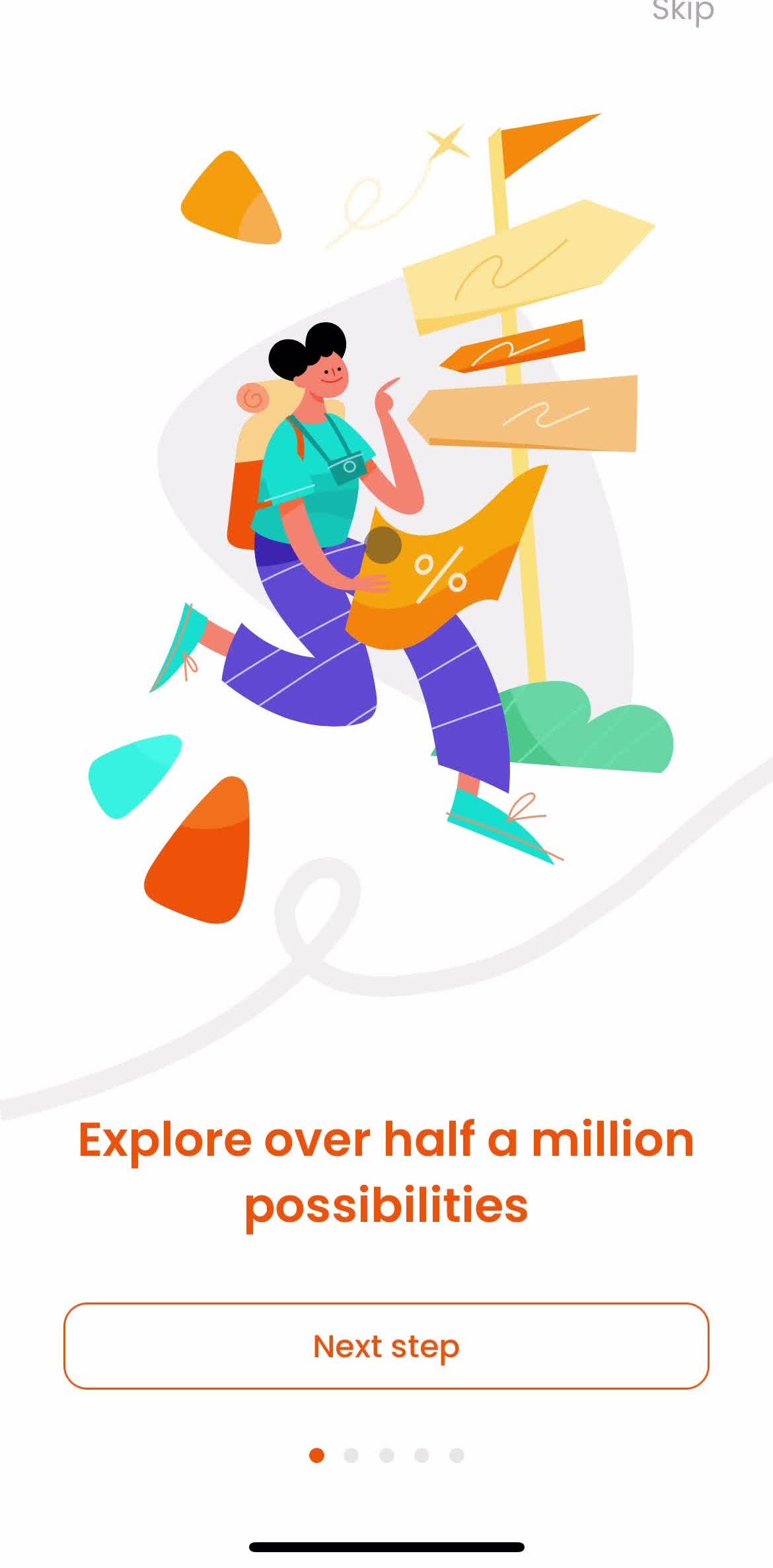 Klook Guide slides screen in the Onboarding flow