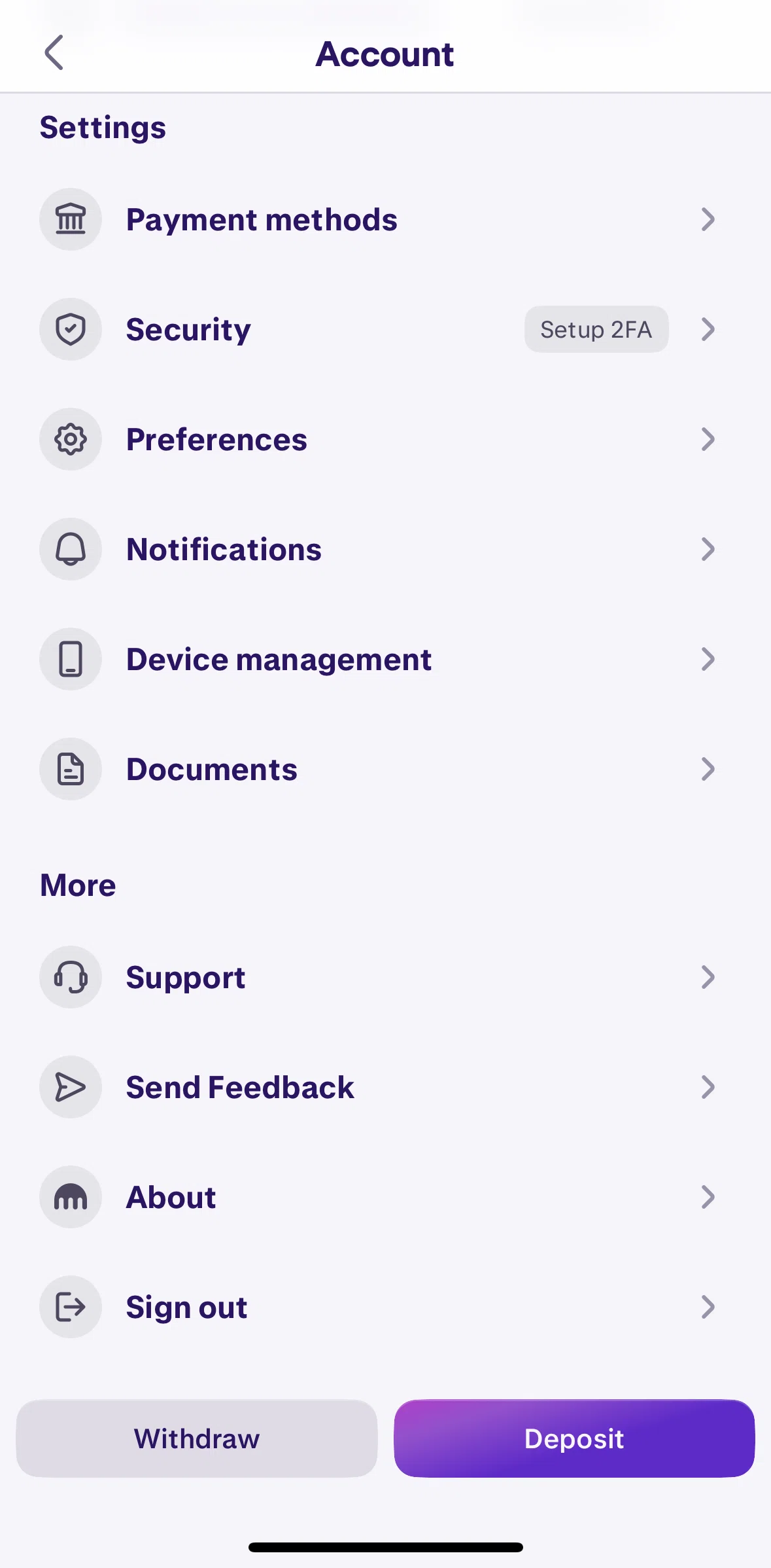 Kraken Screen screen in the Payment methods flow