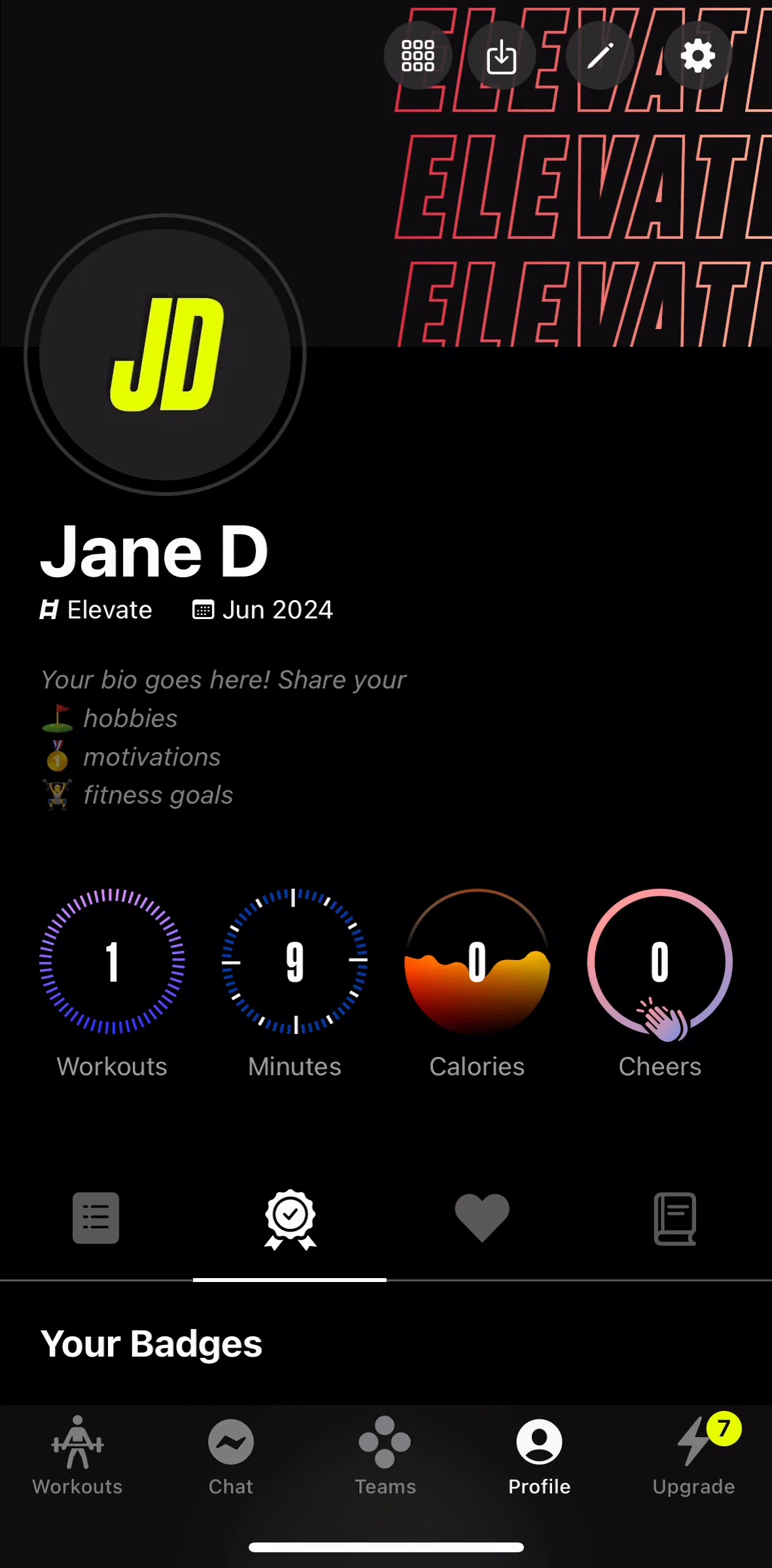 Ladder Screen screen in the Settings flow