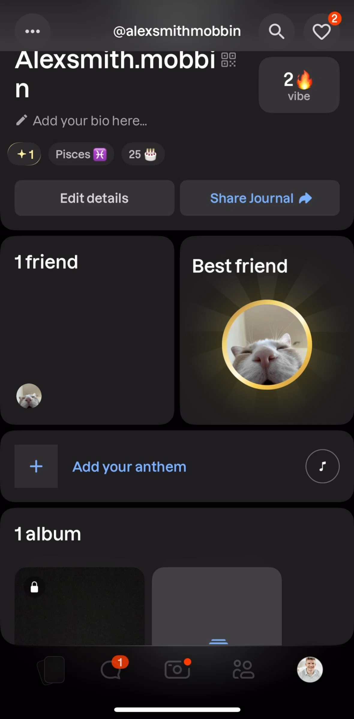 Lapse Screen screen in the Edit profile details flow