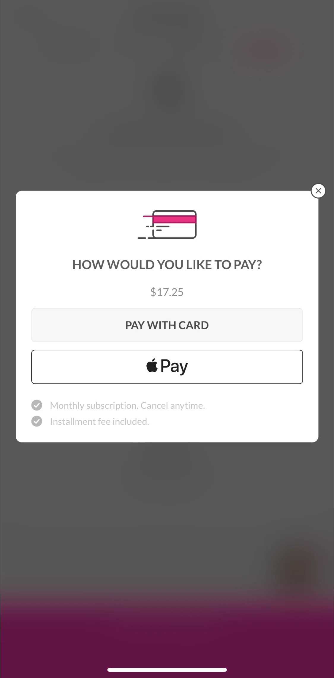 Lemonade Insurance Screen screen in the Buying an insurance plan (renters insurance) flow