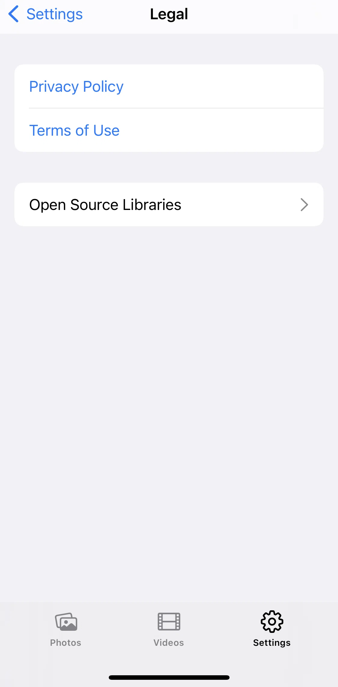 Lensa AI Screen screen in the Terms of use flow