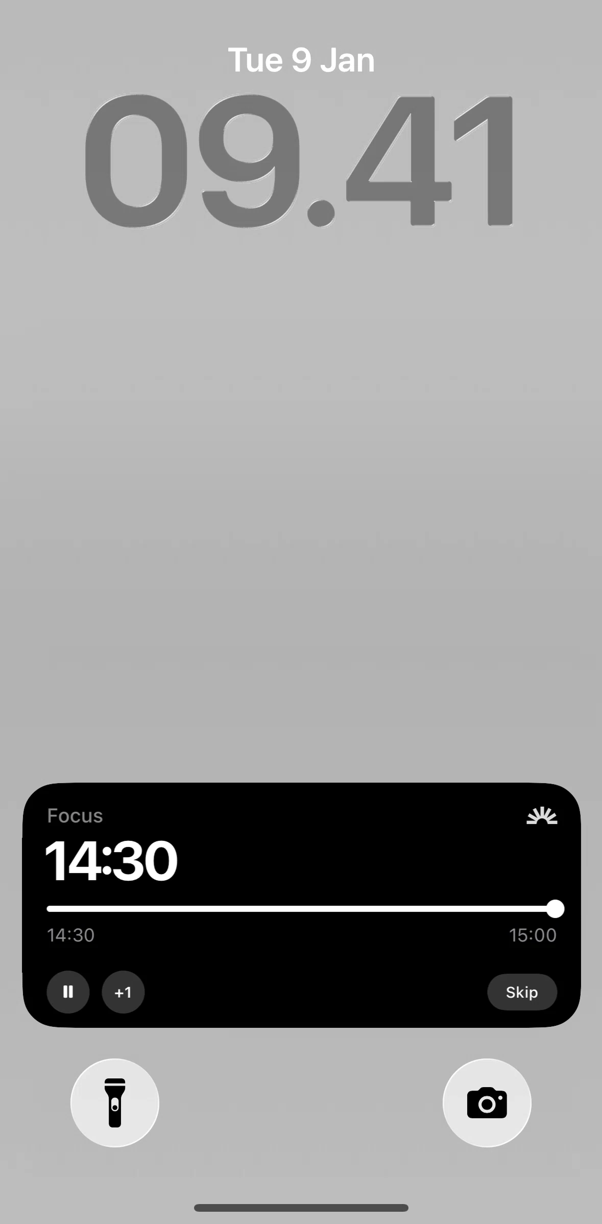 Life Reset Screen screen in the Live Activities flow