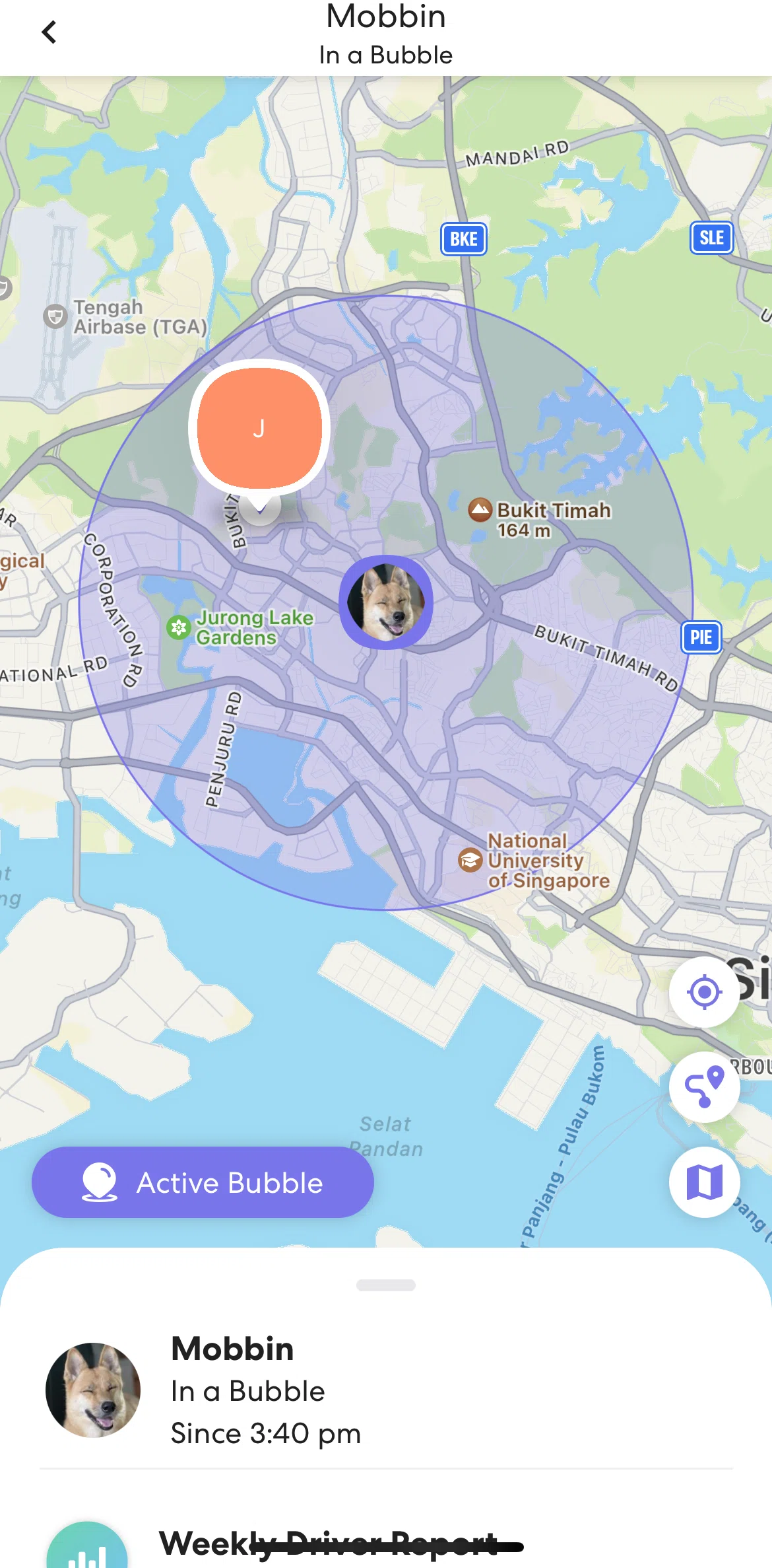 Life360 Screen screen in the Adding places flow