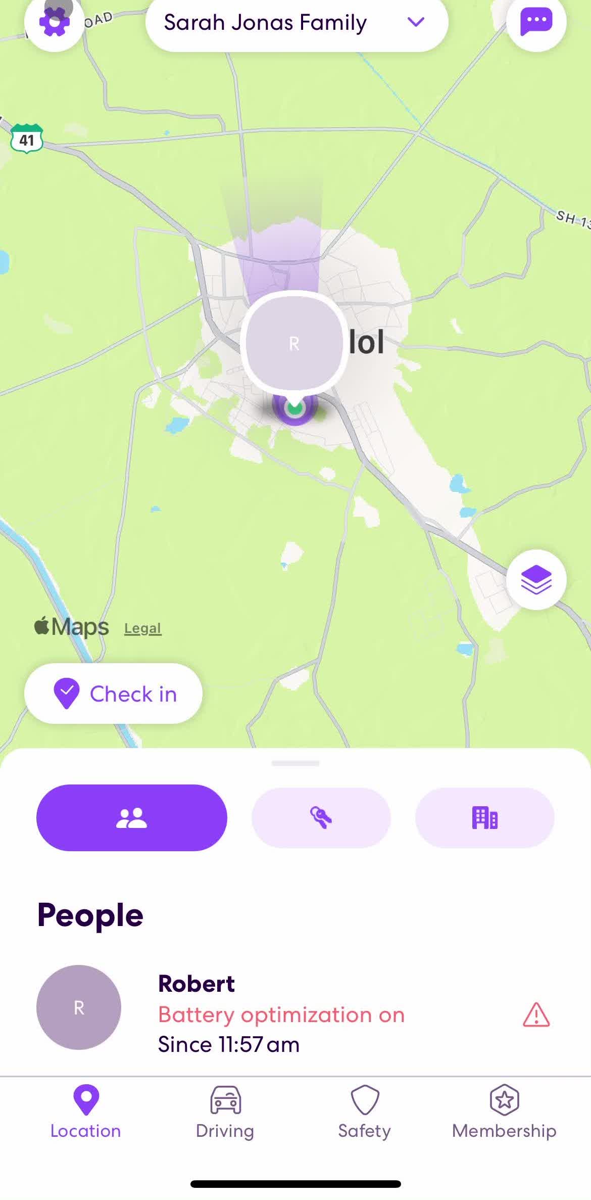 Life360 App Settings preview
