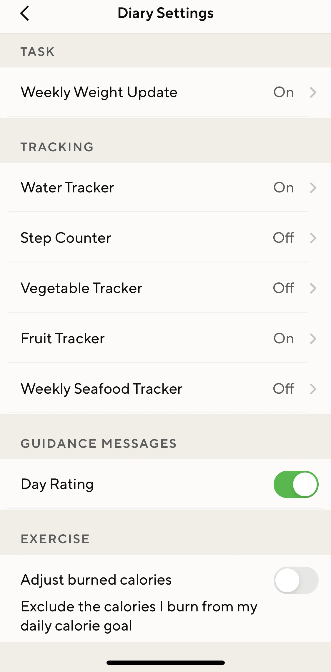 Lifesum Screen screen in the Turning on step counter flow