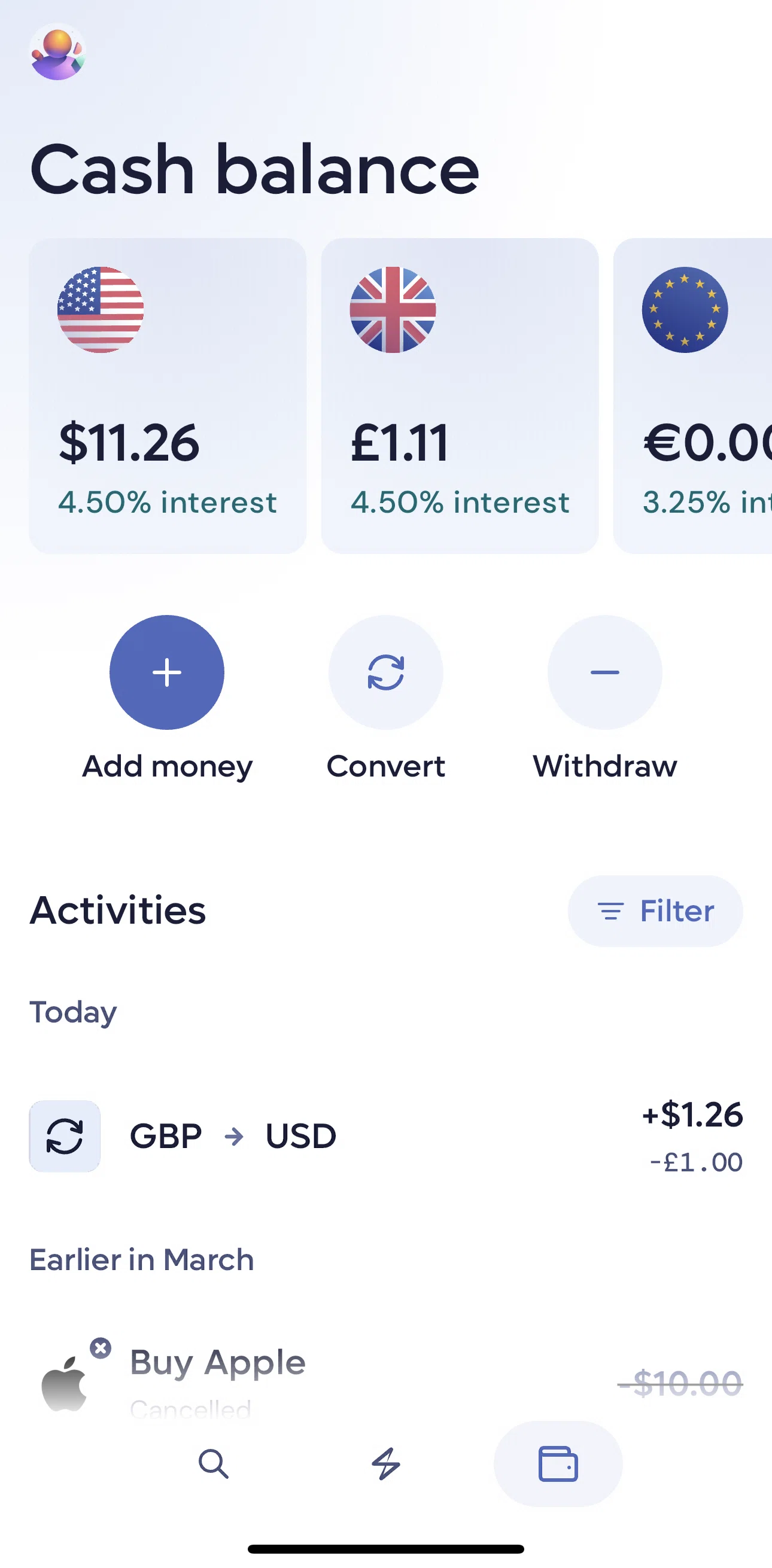 Lightyear Screen screen in the Activity detail flow
