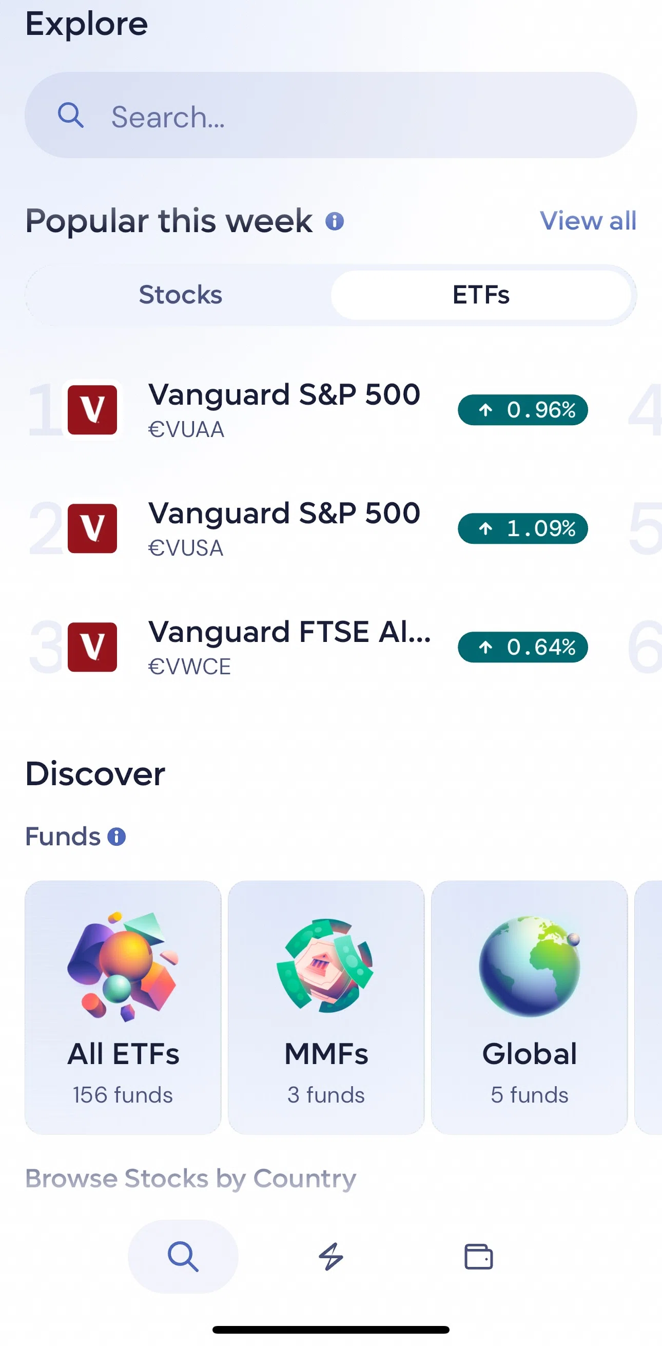 Lightyear Screen screen in the ETF detail flow