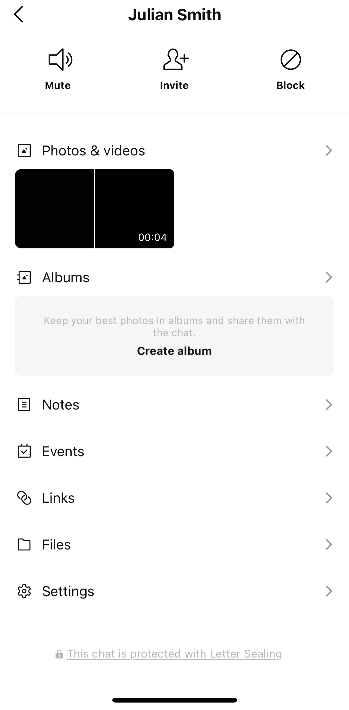 LINE Screen screen in the Adding a calendar event flow