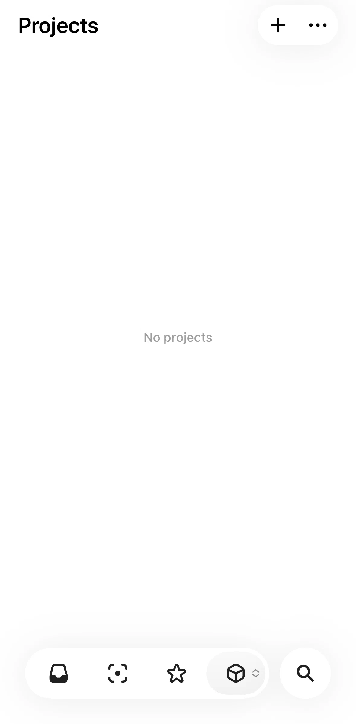 Linear Mobile Screen screen in the Creating a project flow