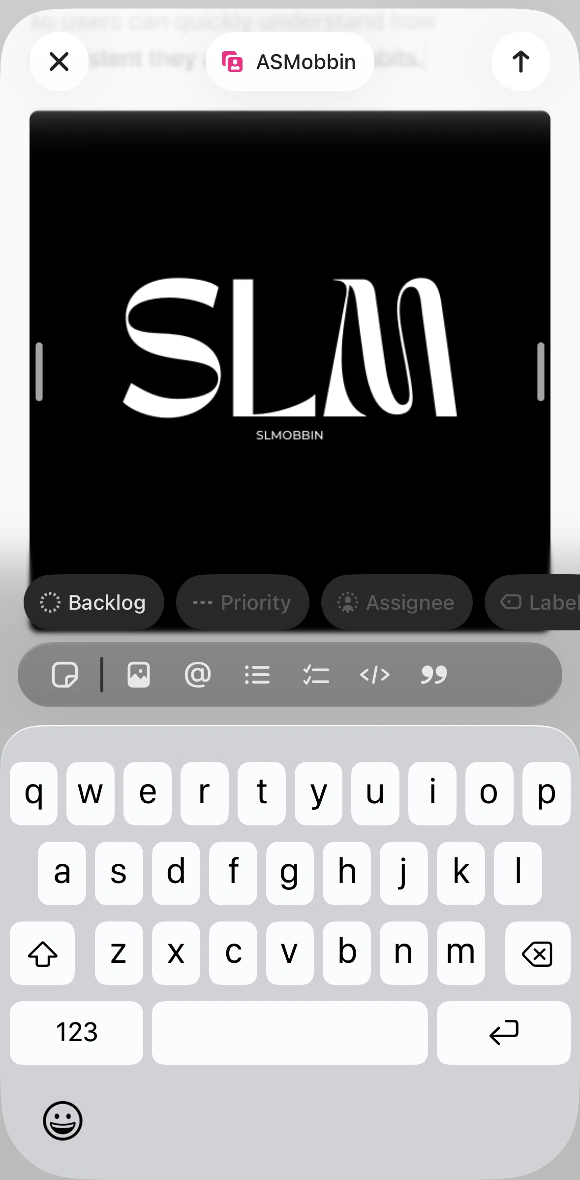Linear Mobile Screen screen in the Resizing a photo flow