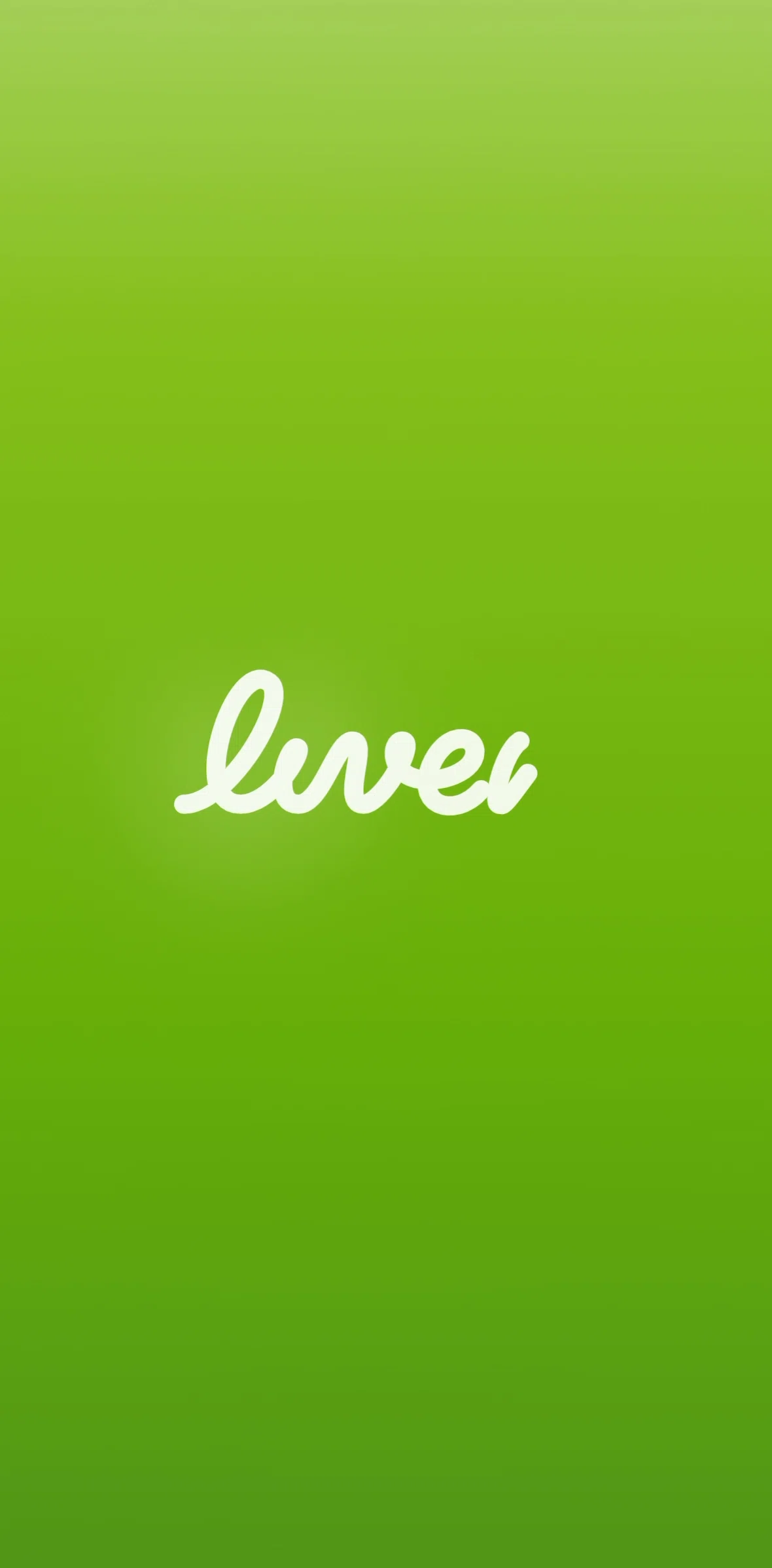Liven Screen screen in the Onboarding flow