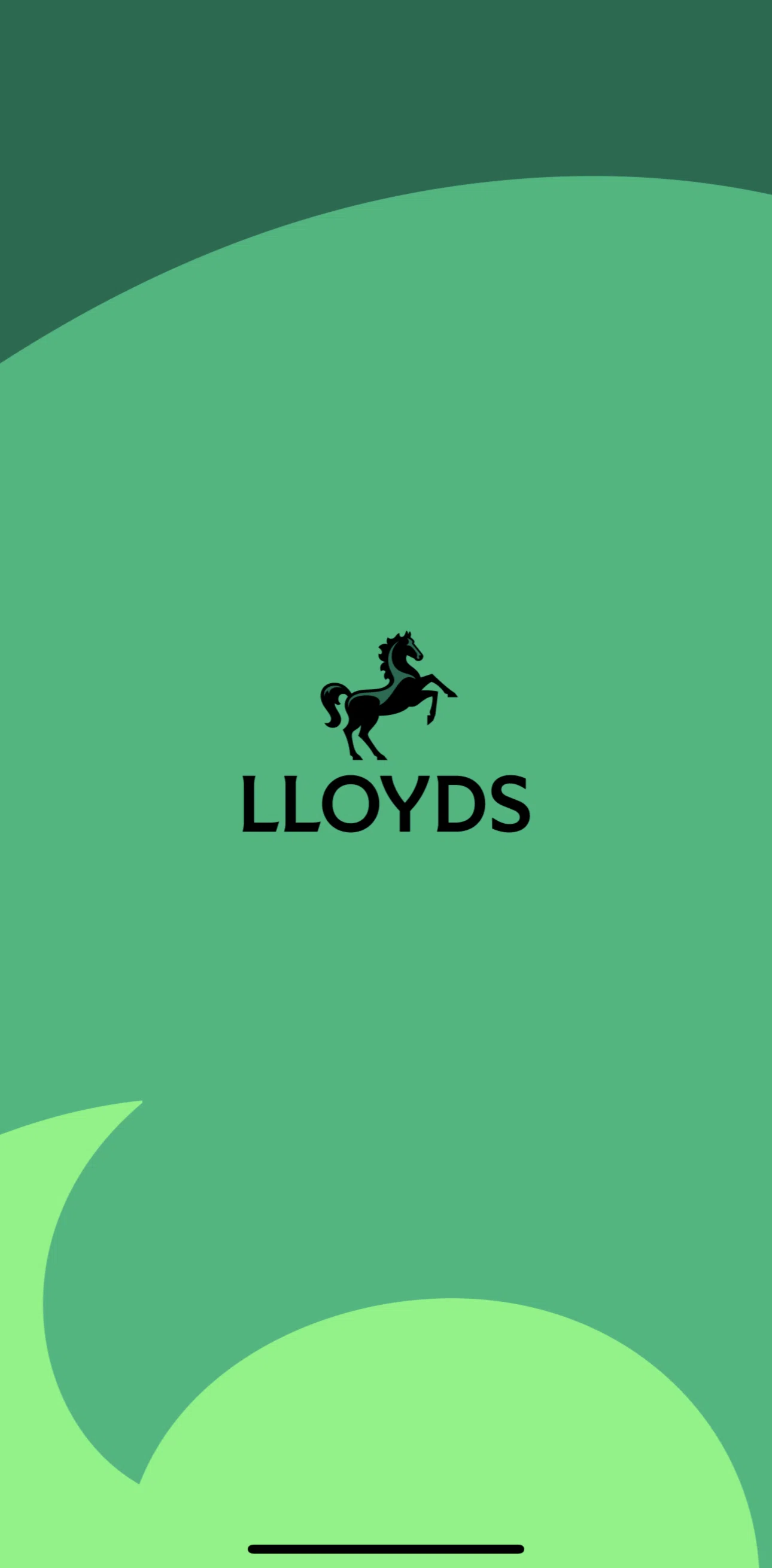Lloyds Mobile Banking Screen screen in the Home flow