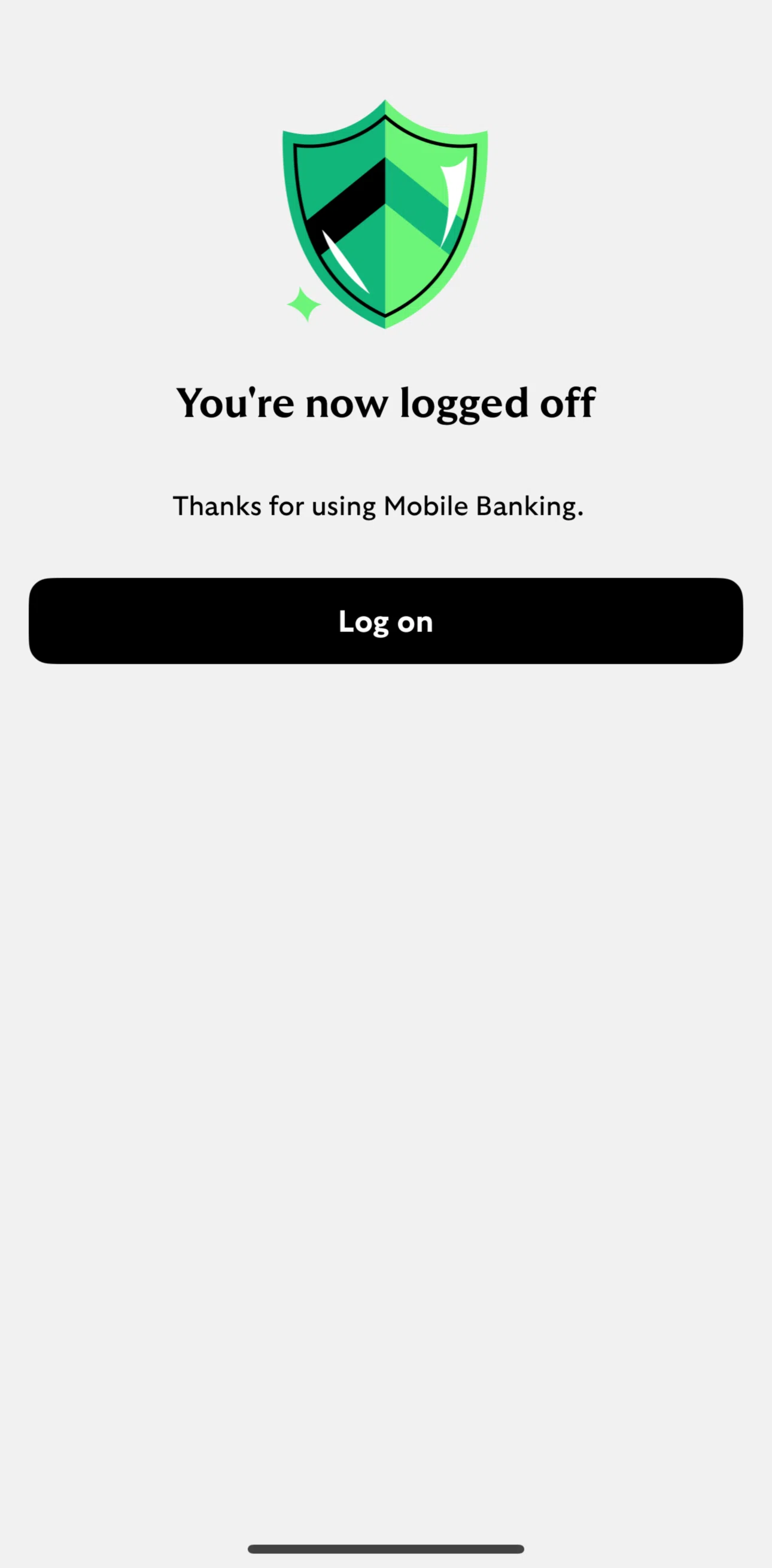 Lloyds Mobile Banking Screen screen in the Logging in flow