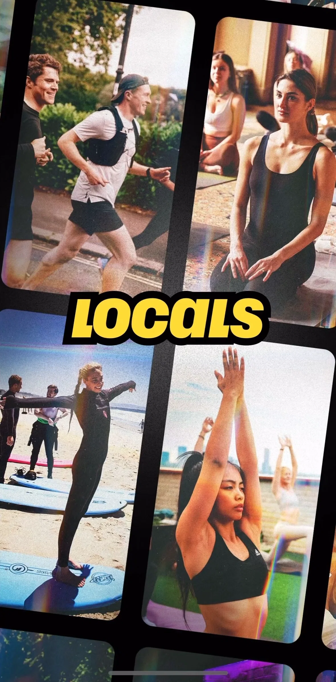 Locals Screen screen in the Onboarding flow