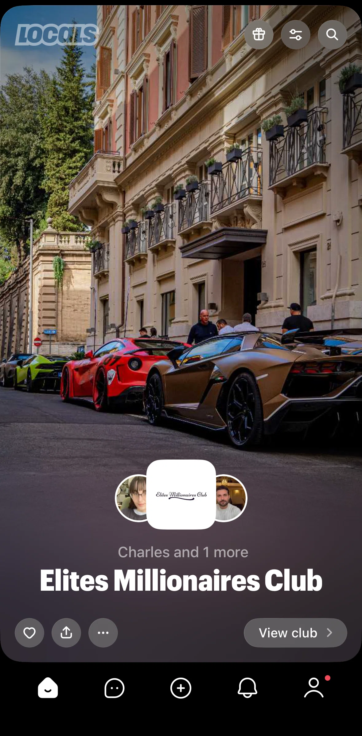 Locals Screen screen in the Referral flow