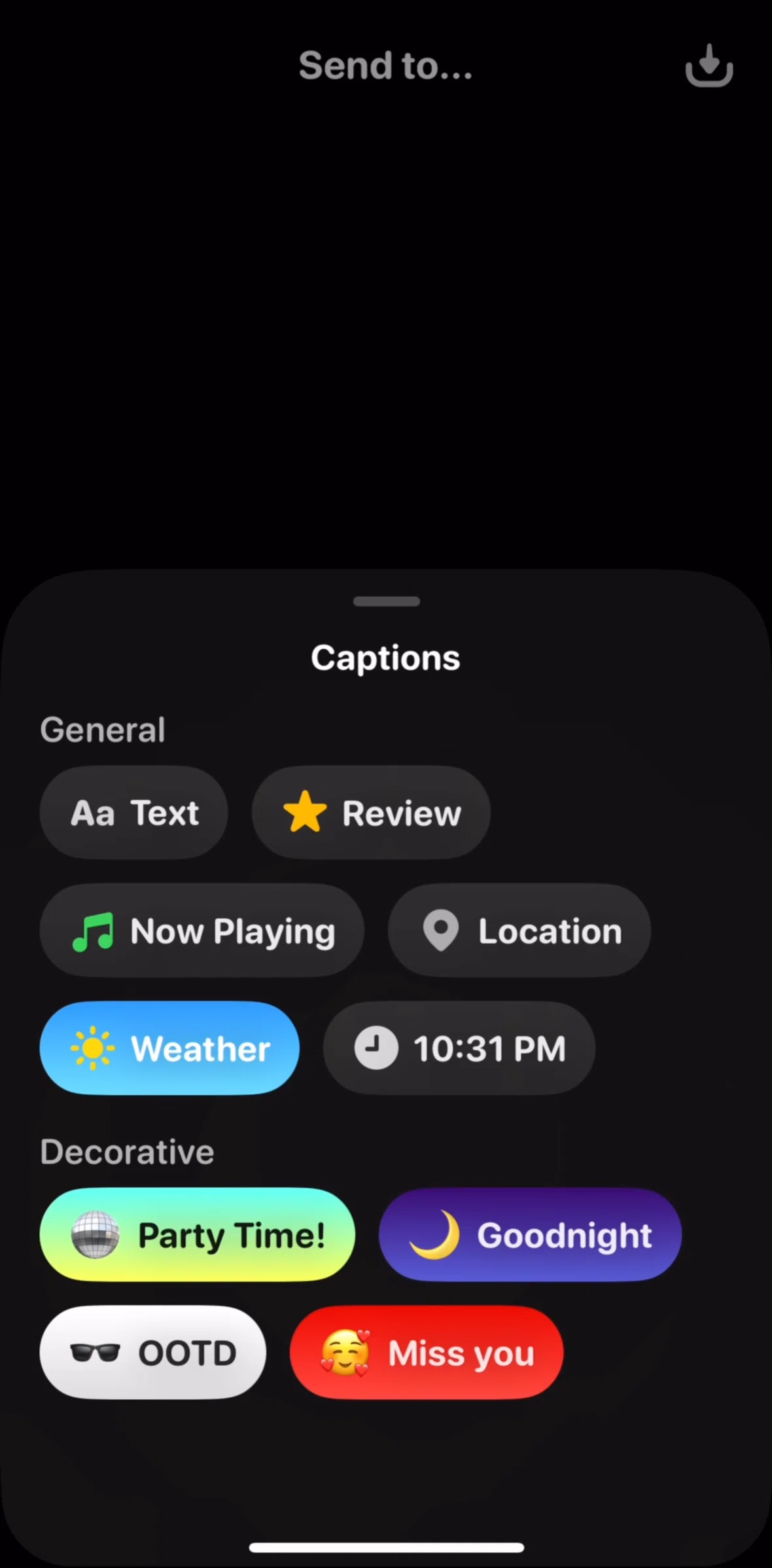 Locket Screen screen in the Adding weather flow