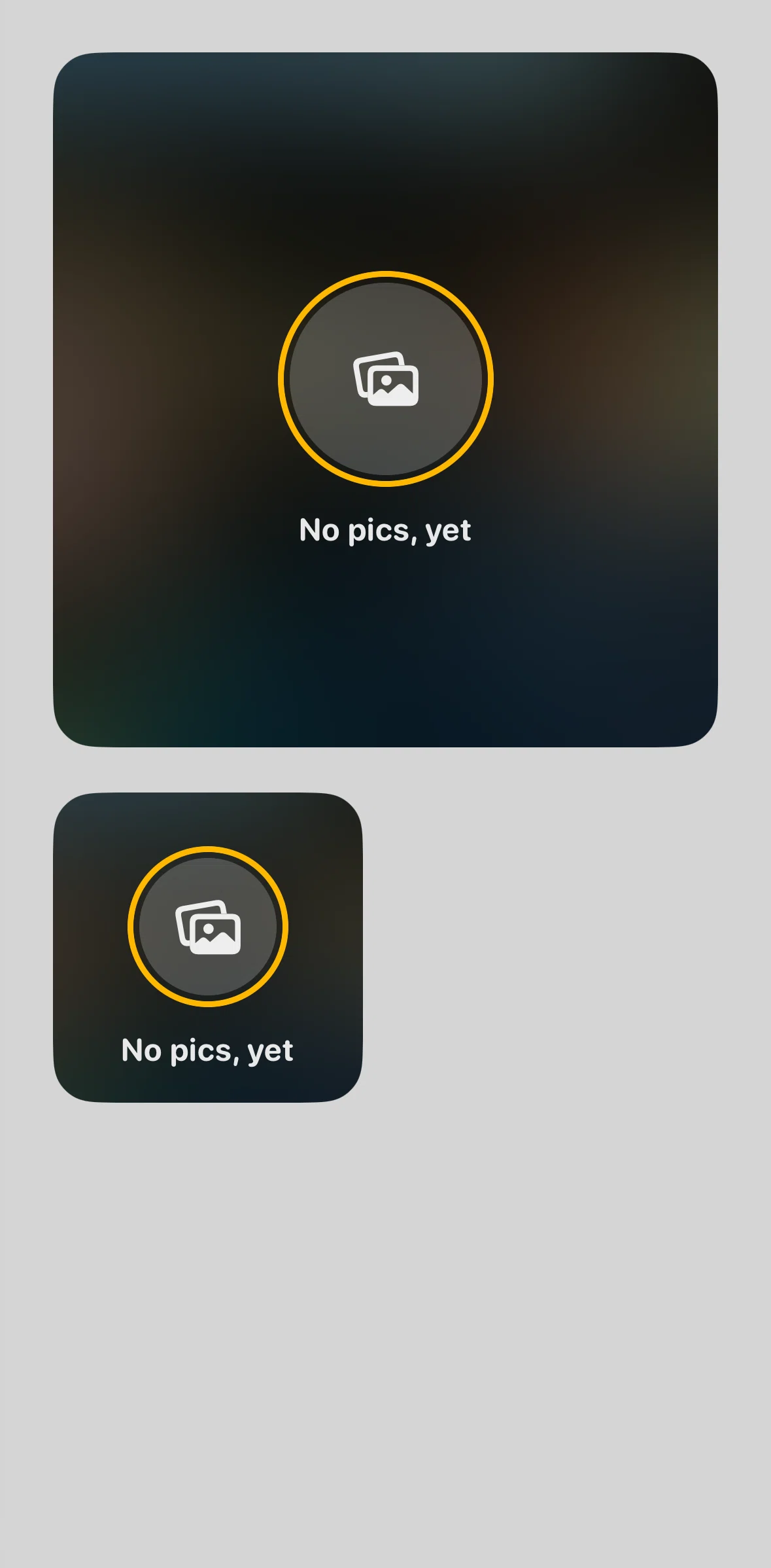 Locket Screen screen in the Widgets flow