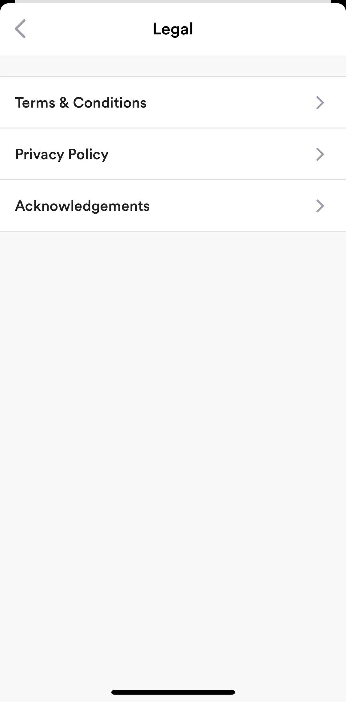 Loom Screen screen in the Terms & conditions flow
