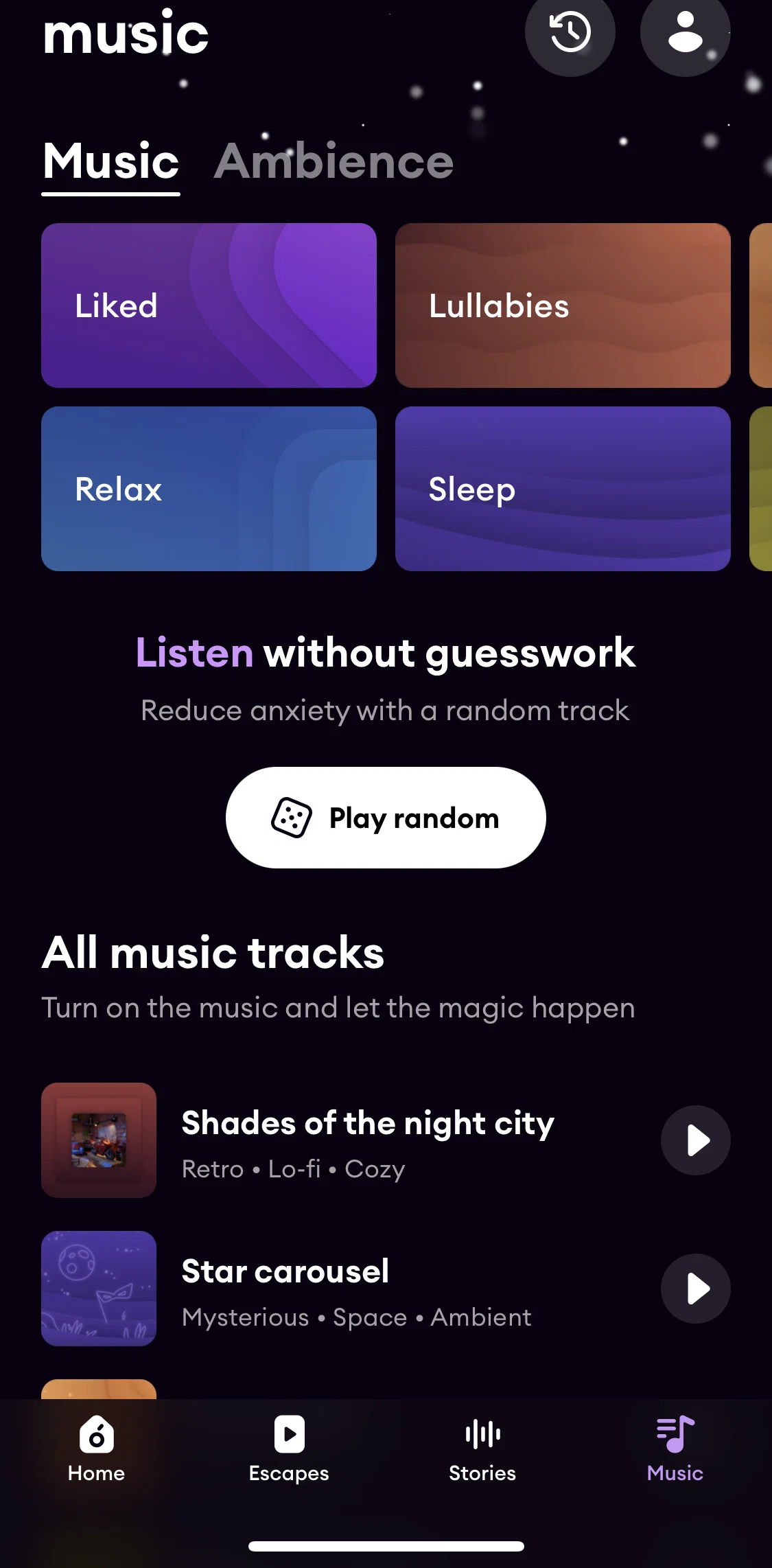 Loona Screen screen in the Account flow