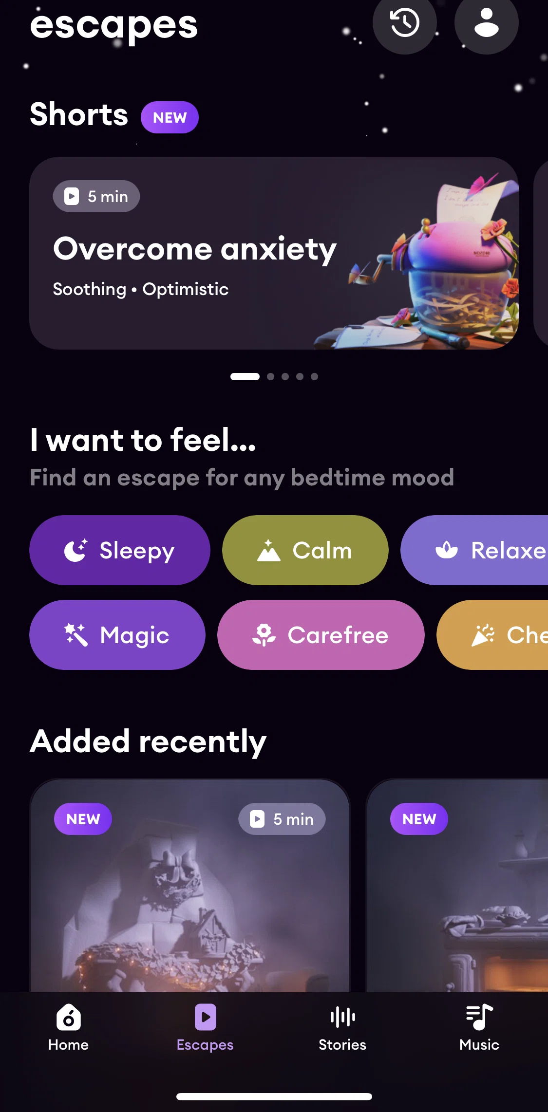 Loona Screen screen in the Escapes flow