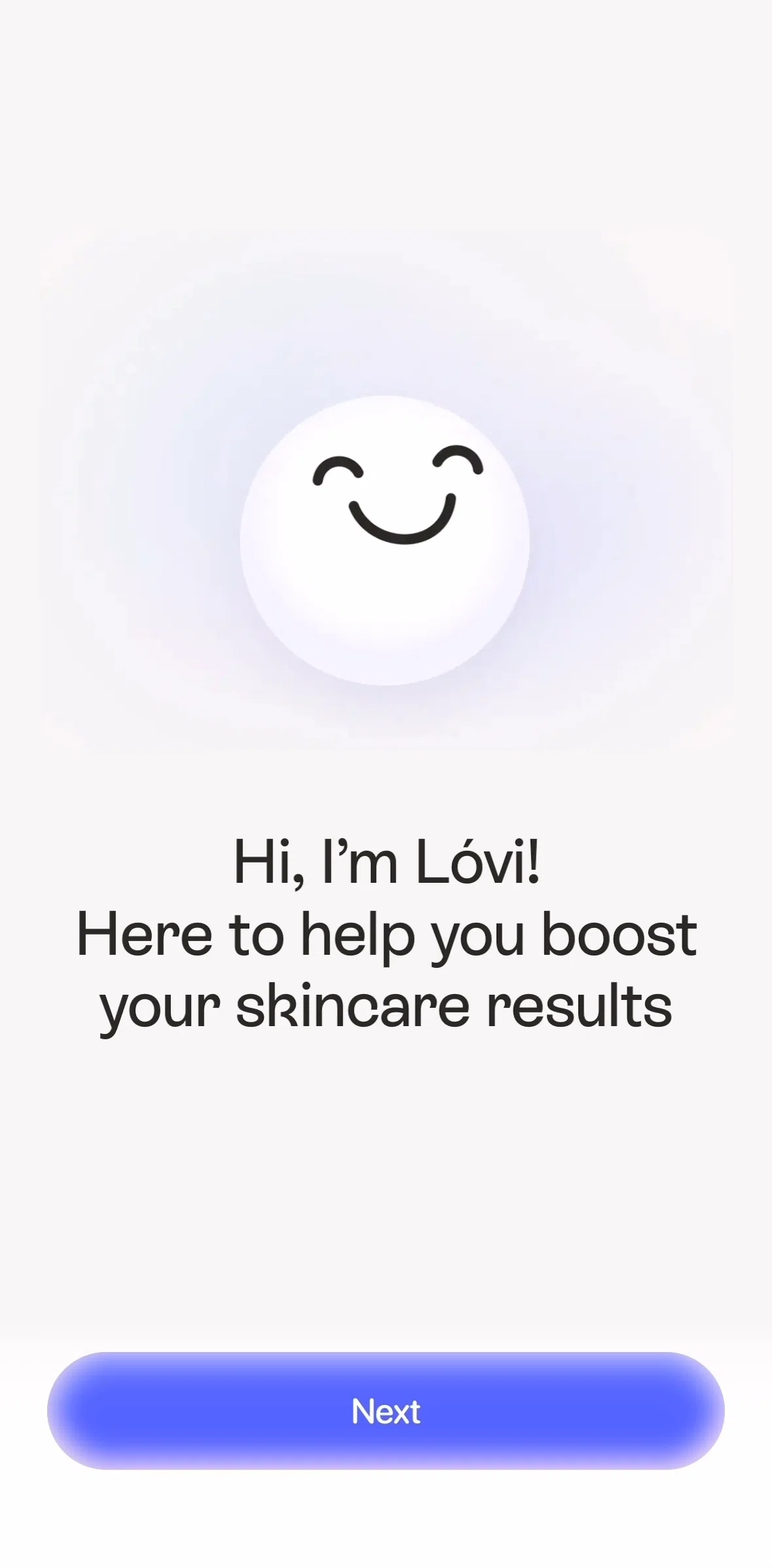 Lovi Screen screen in the Answering questionnaires flow