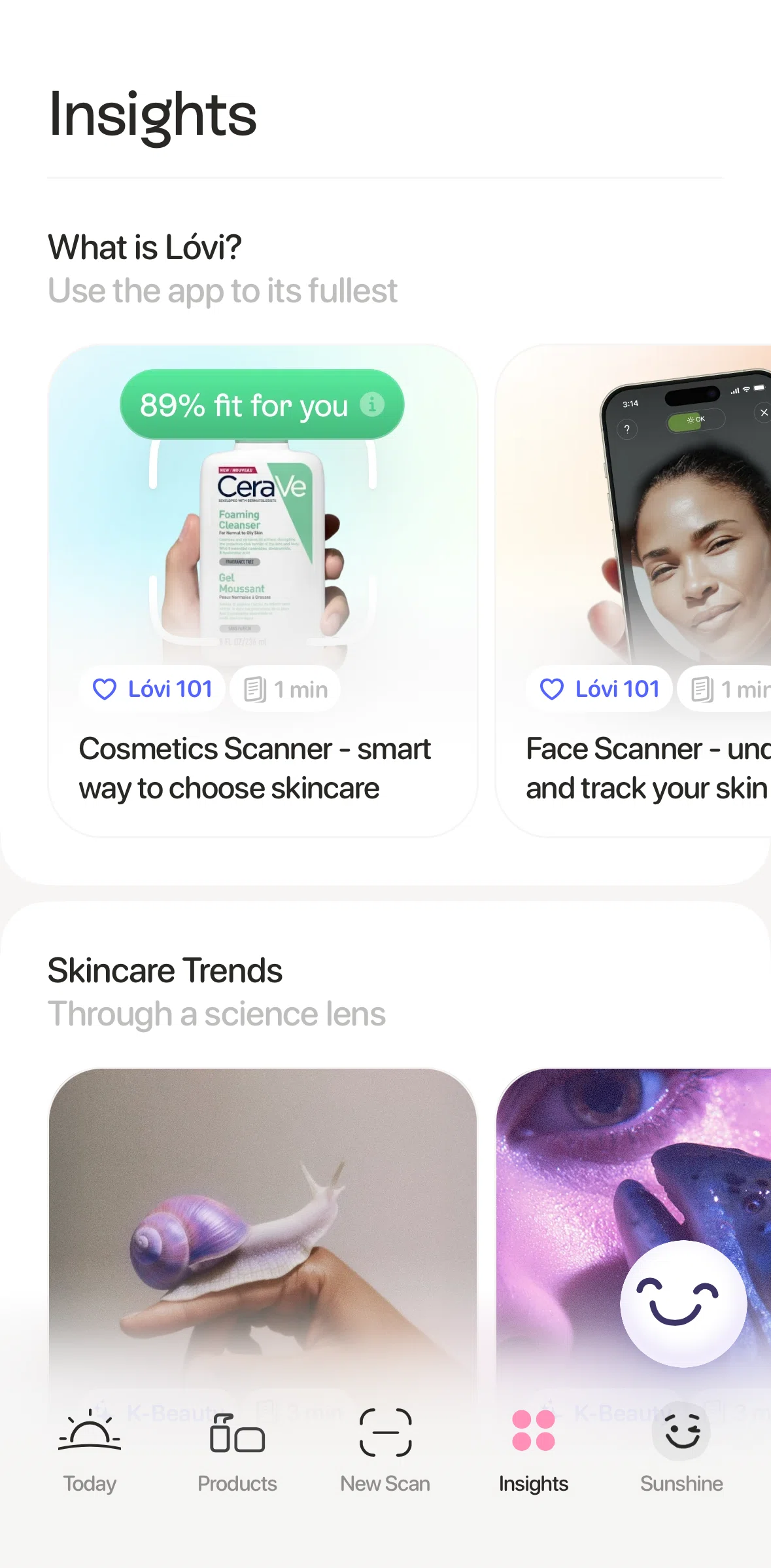 Lovi Screen screen in the Article detail flow