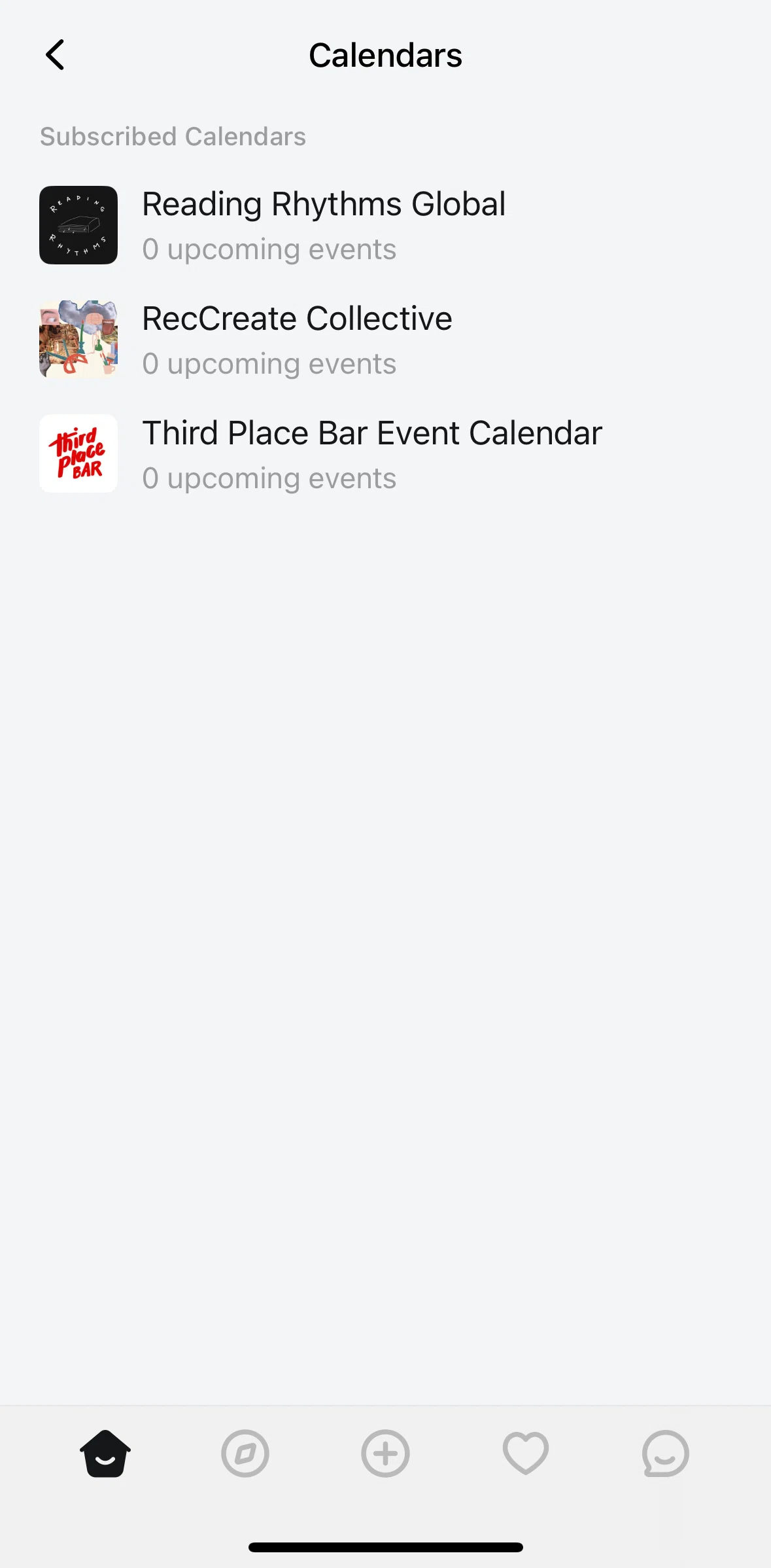 Luma Screen screen in the Calendar detail flow
