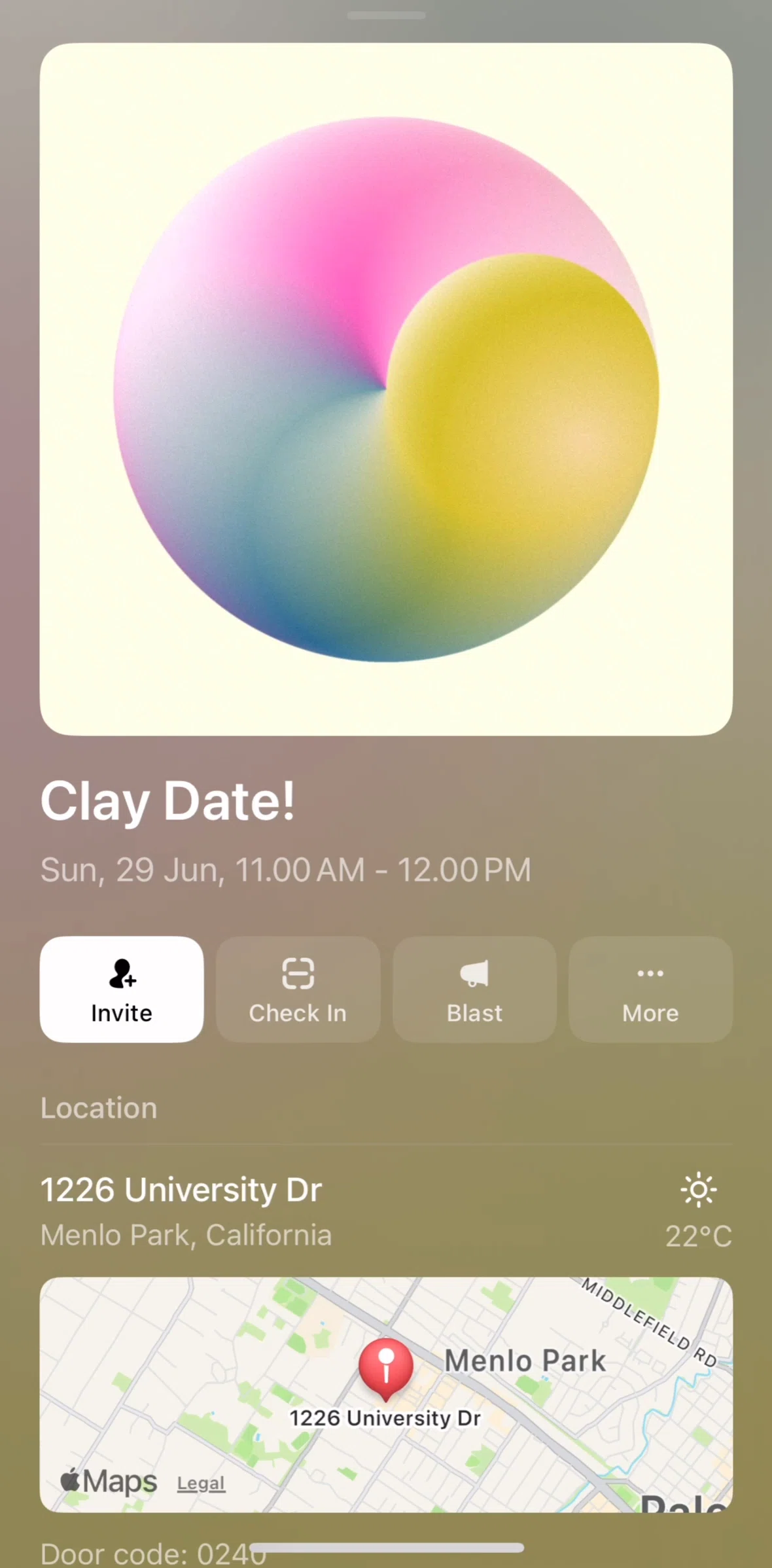 Luma Screen screen in the Checking in guests flow