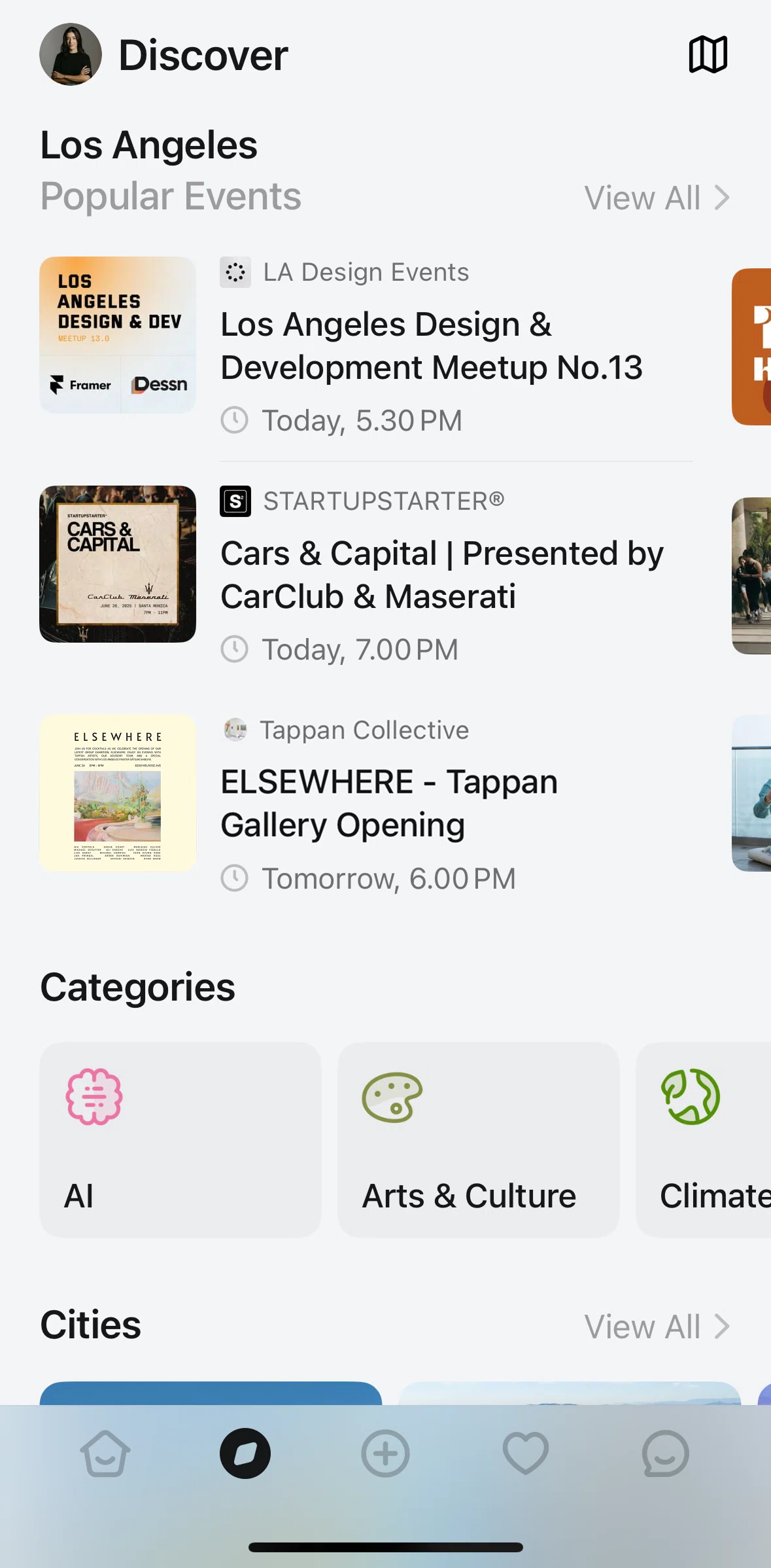 Luma Screen screen in the Event detail (guest) flow