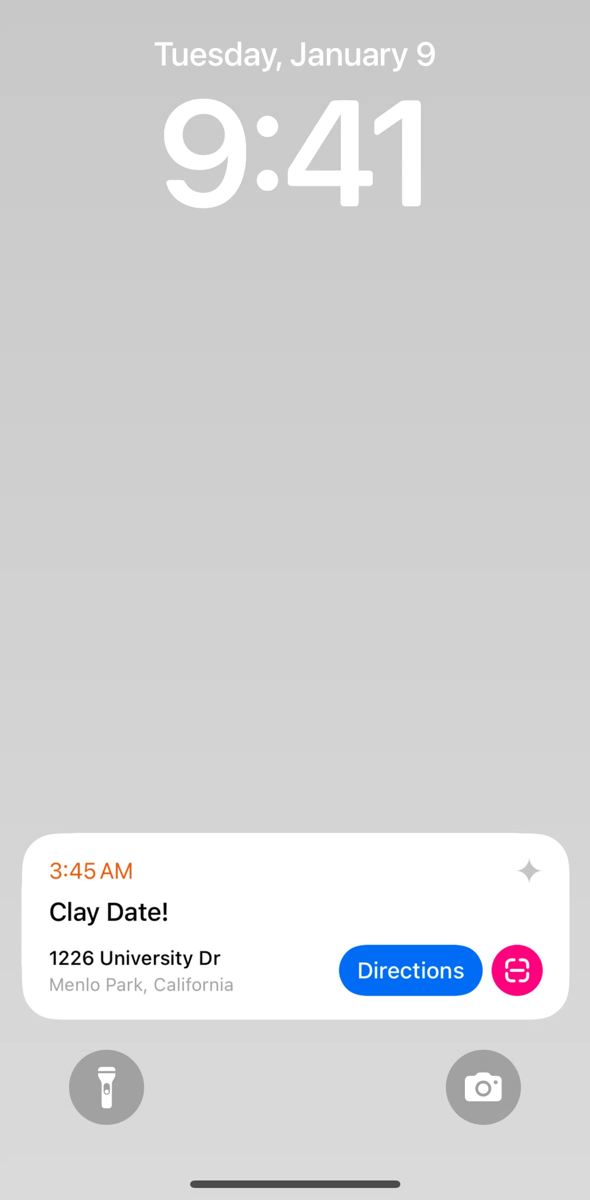 Luma Screen screen in the Live Activities flow