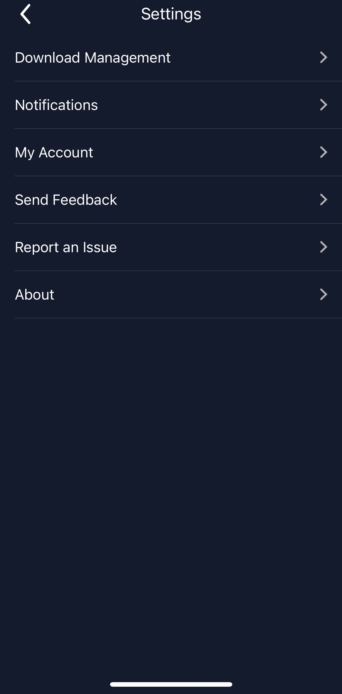Luminary Screen screen in the Logging out flow