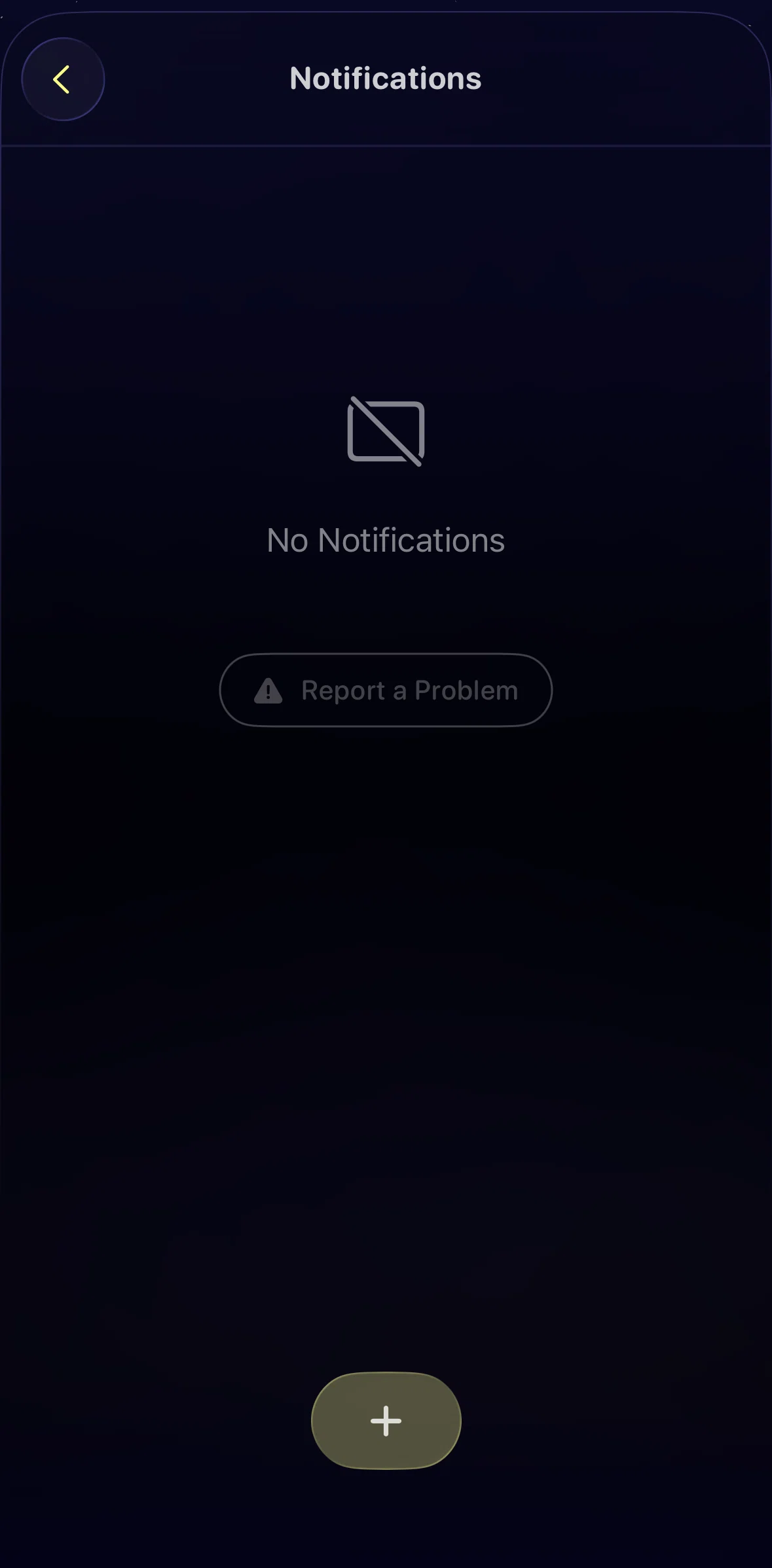 Lumy Screen screen in the Adding a notification flow