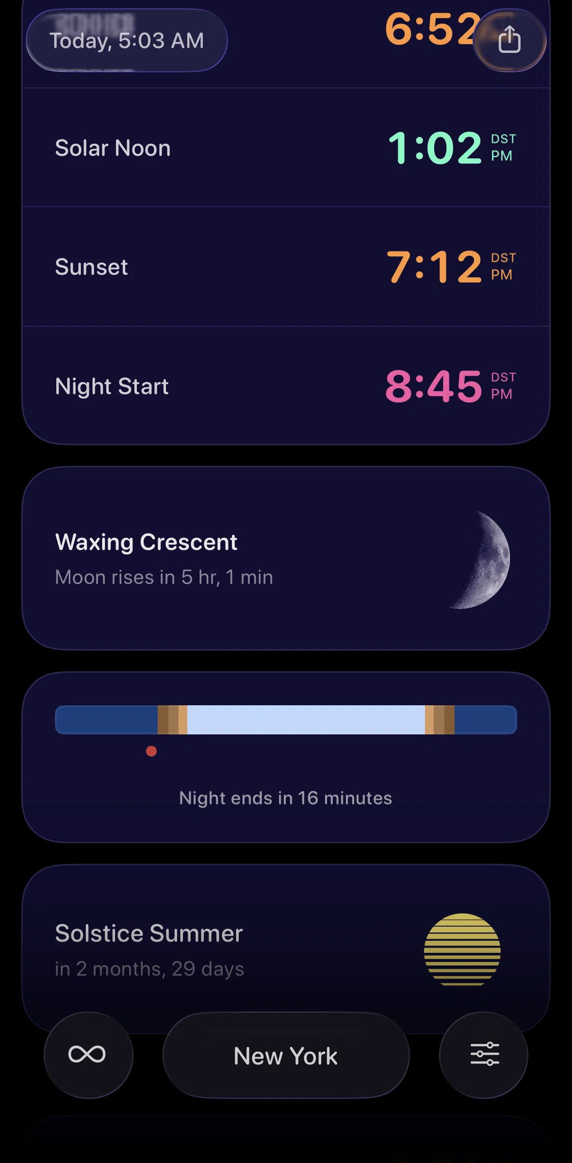 Lumy Screen screen in the Daylight detail flow