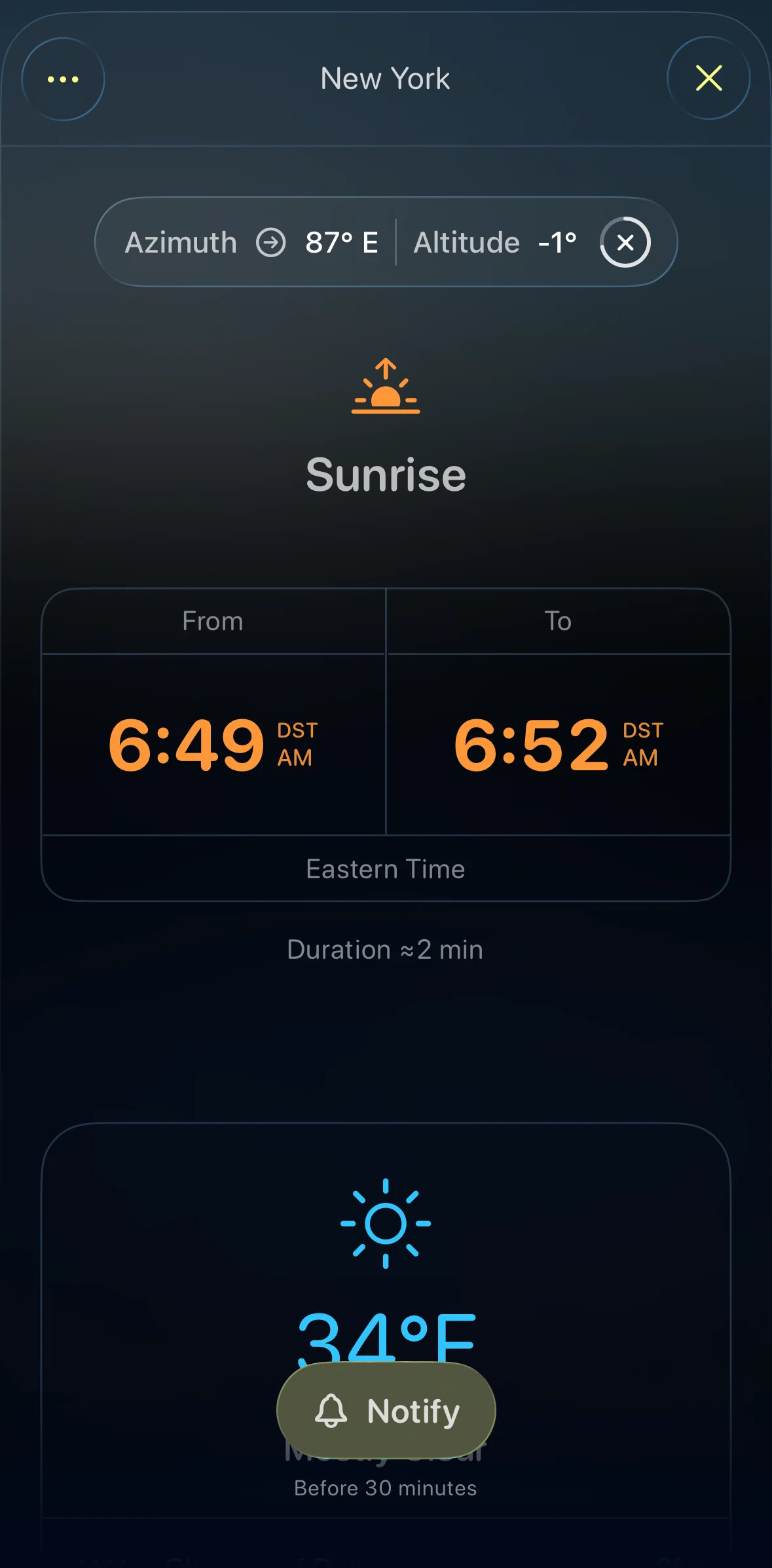 Lumy Screen screen in the Enabling notification flow