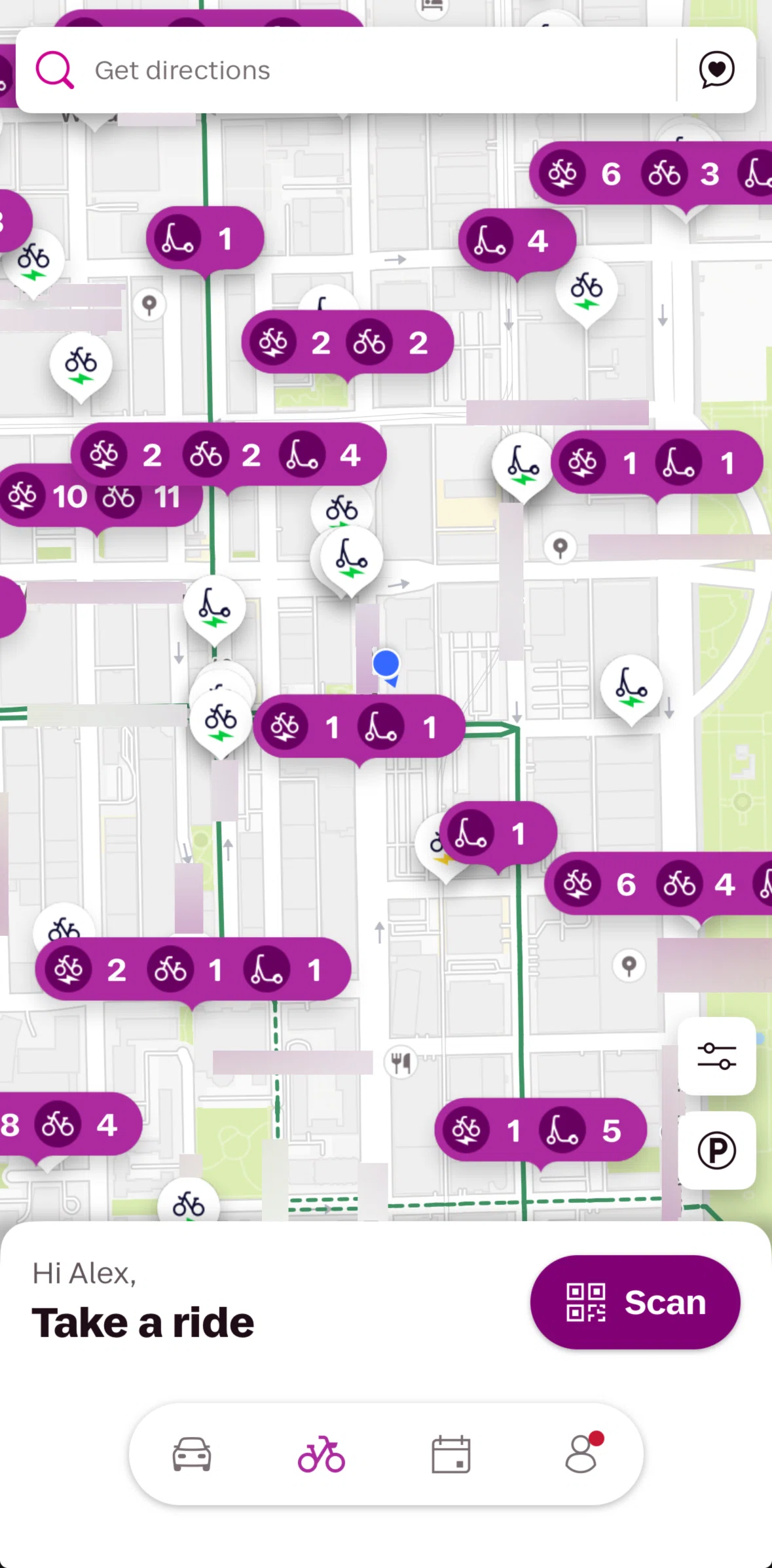 Lyft Screen screen in the Station detail flow