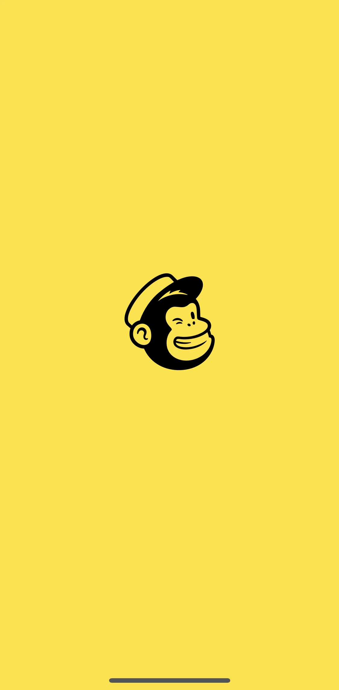 Mailchimp Screen screen in the Onboarding flow
