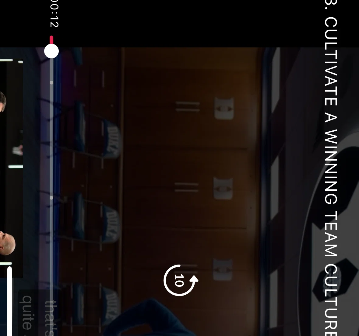 Masterclass Screen screen in the Adding moment to bookmarks flow