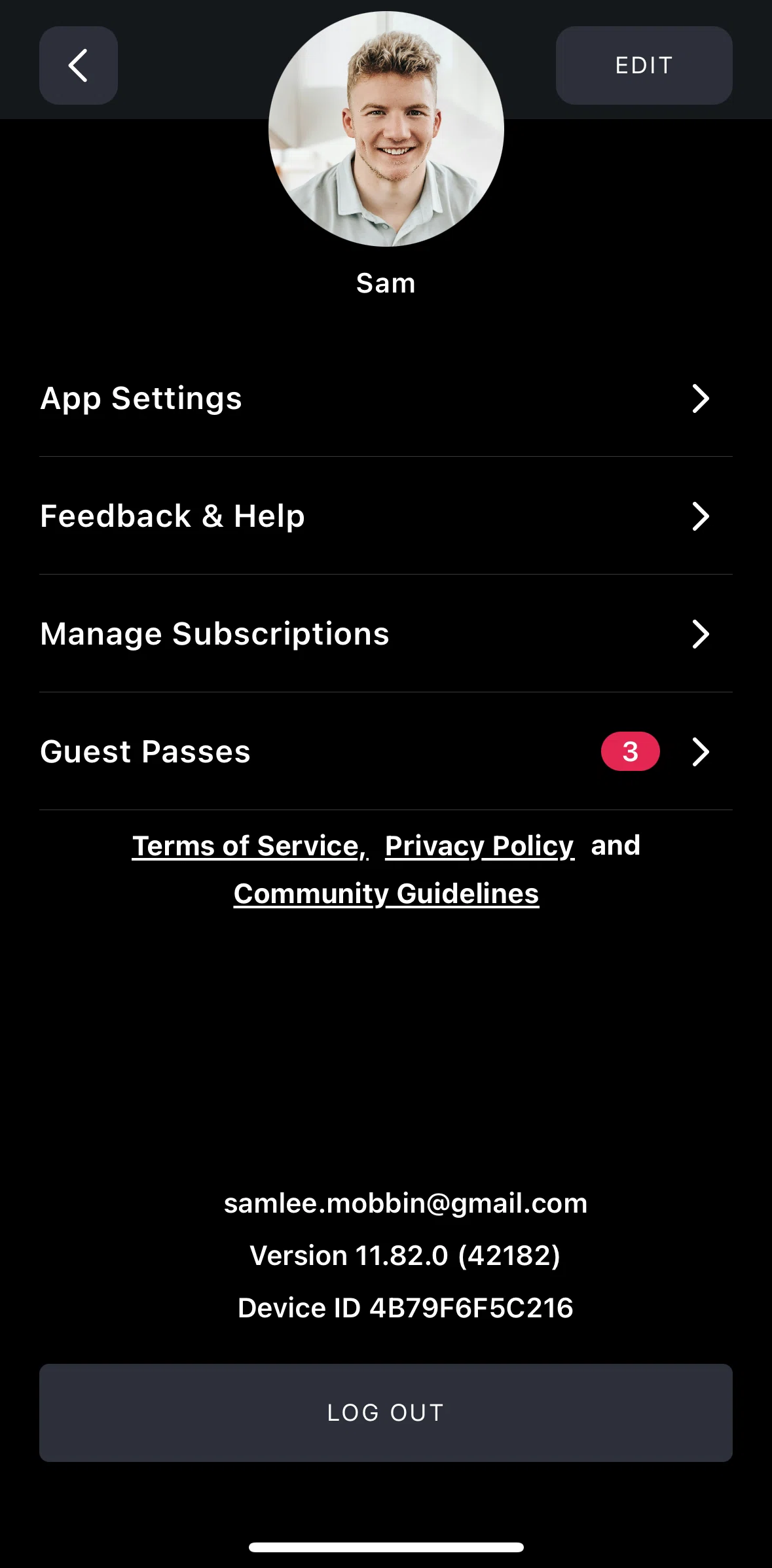 Masterclass Screen screen in the Manage subscriptions flow