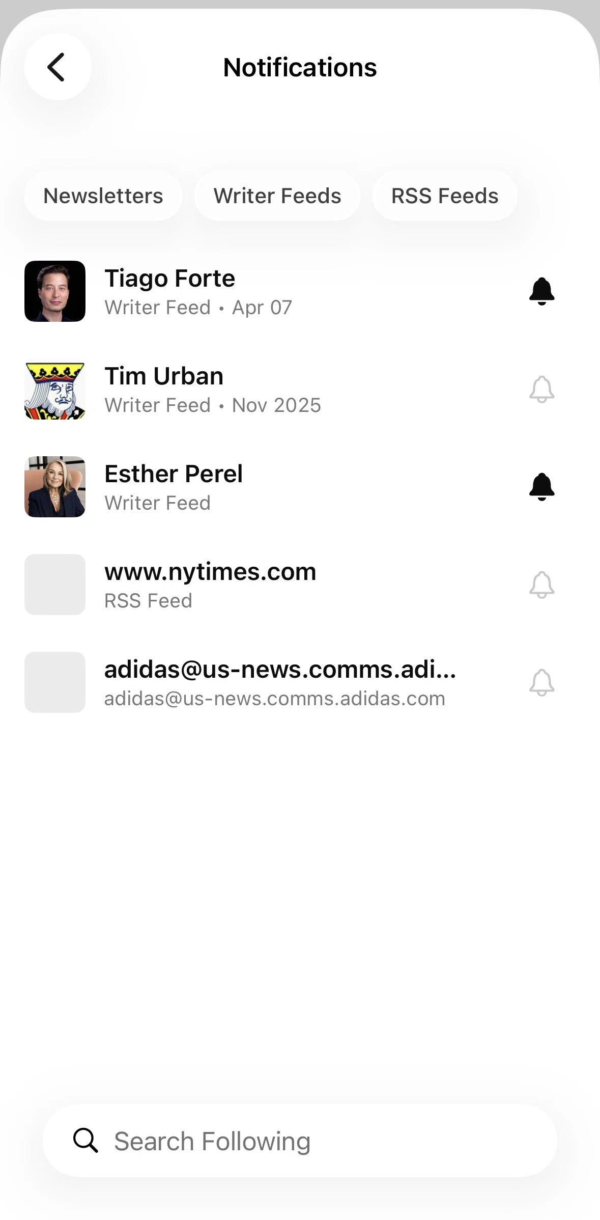 Matter Screen screen in the Turning on notifications (profile) flow